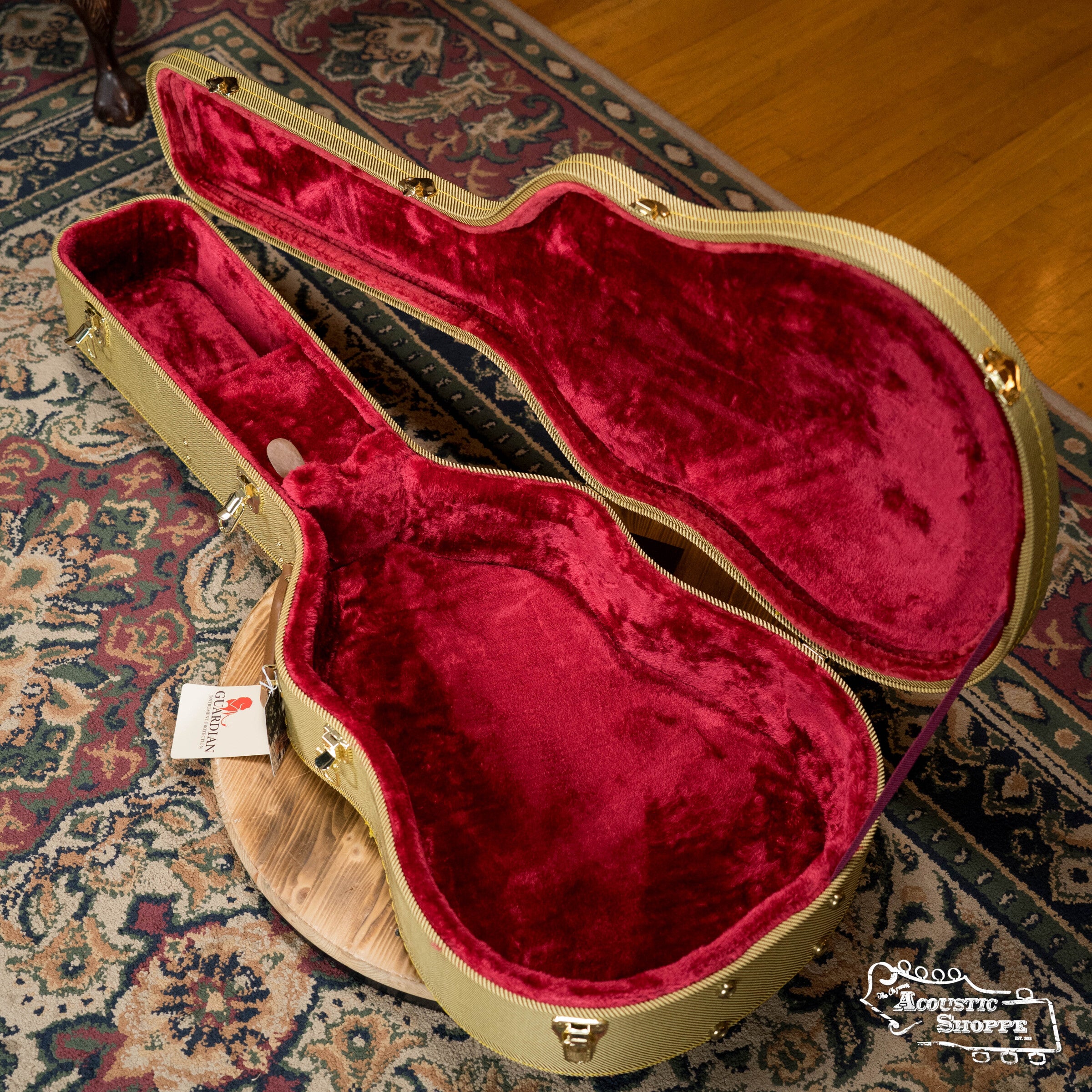 Guardian CG-035-D Tweed Hardshell Case-Dreadnought
