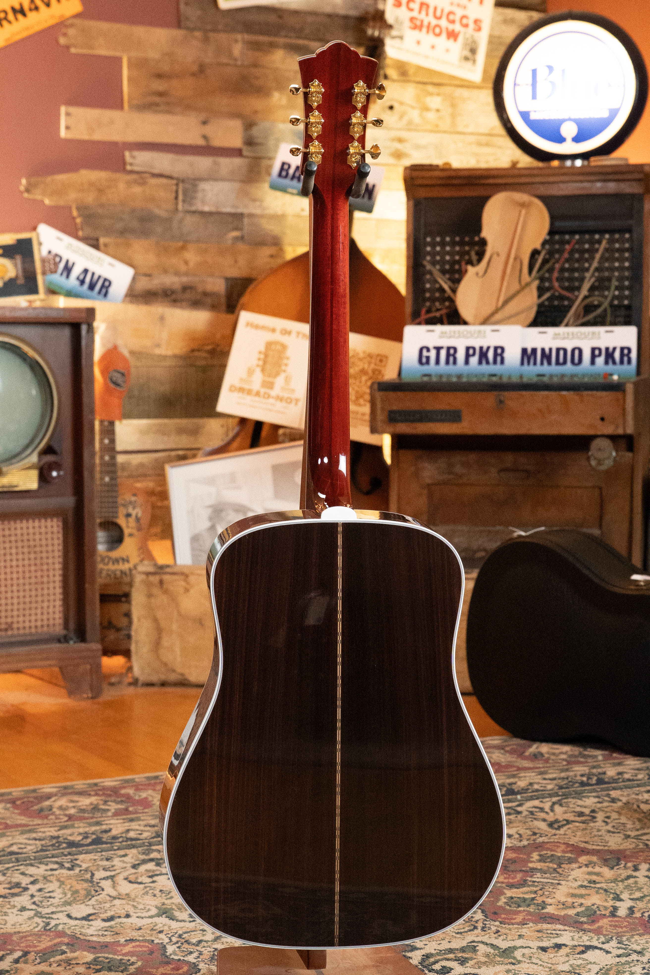 Guild D-55E Sitka/Rosewood Antique Burst Cutaway Dreadnought Guitar w/LR Baggs Pickup #0987
