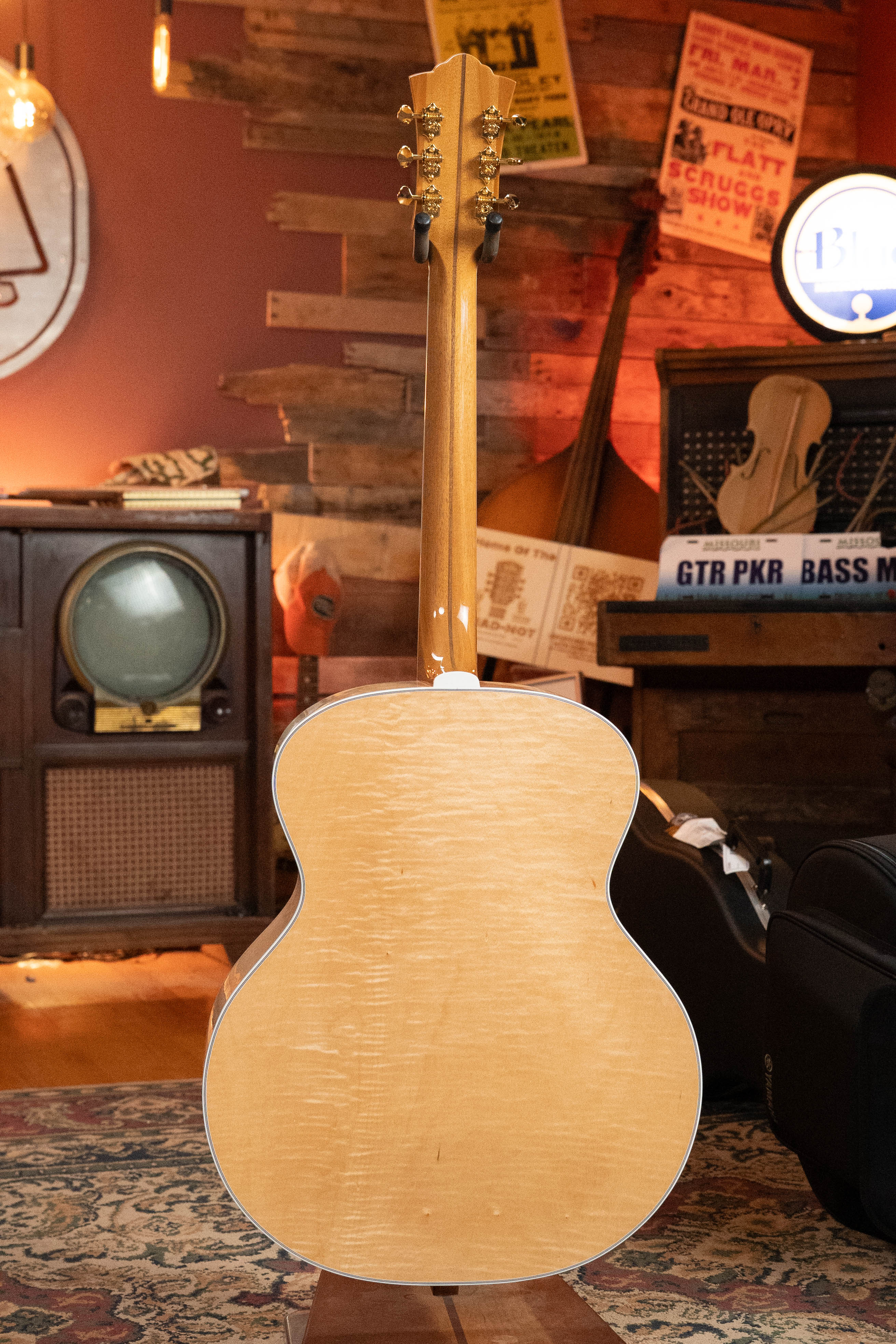 Guild F-55E Sitka/Maple Jumbo Natural Gloss Guitar w/Electronics #0842