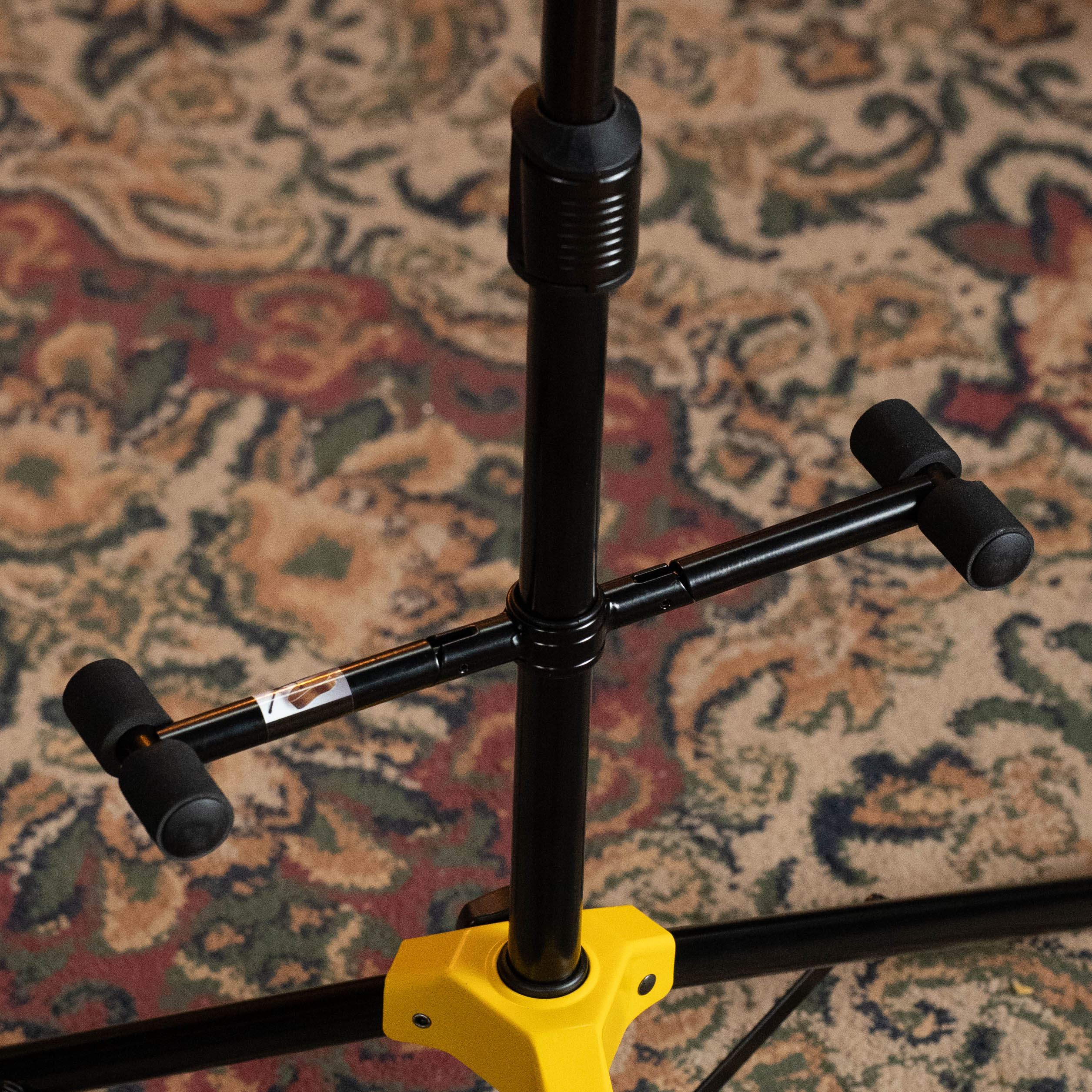 Hercules Auto Grip Double Guitar Stand w/Foldable Backrest (GS422BPLUS)