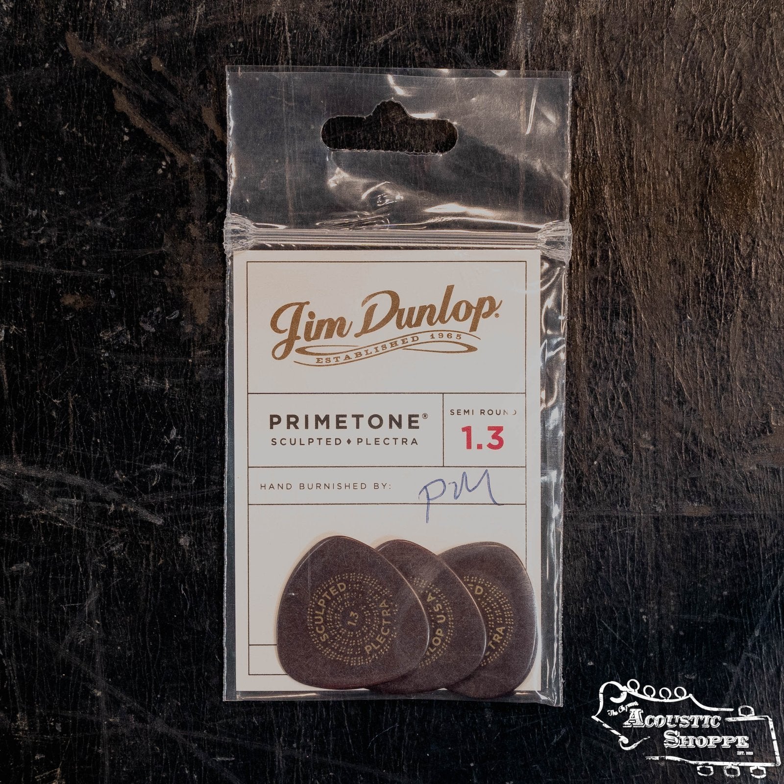 Dunlop Primetone Semi-Round Smooth Pick 3 Pack - 515P Select Your Gauge