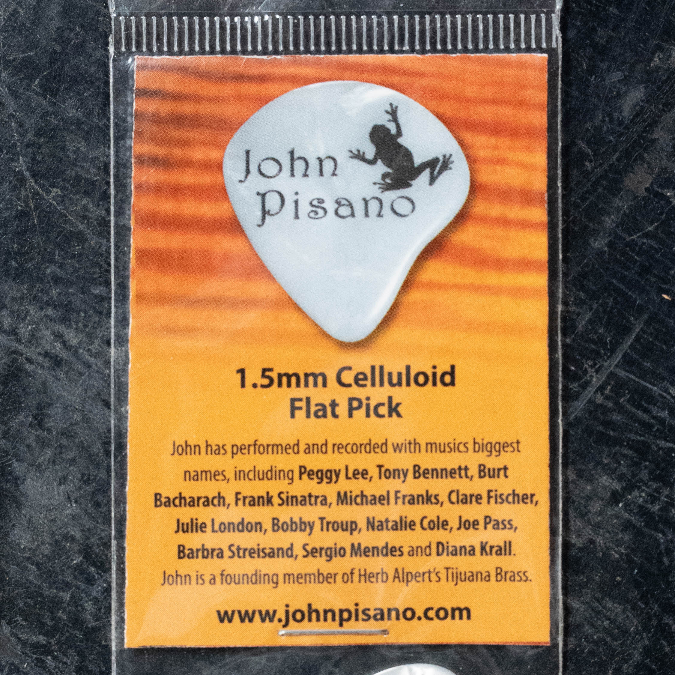 John Pisano 1.5 mm Celluloid flat pick
