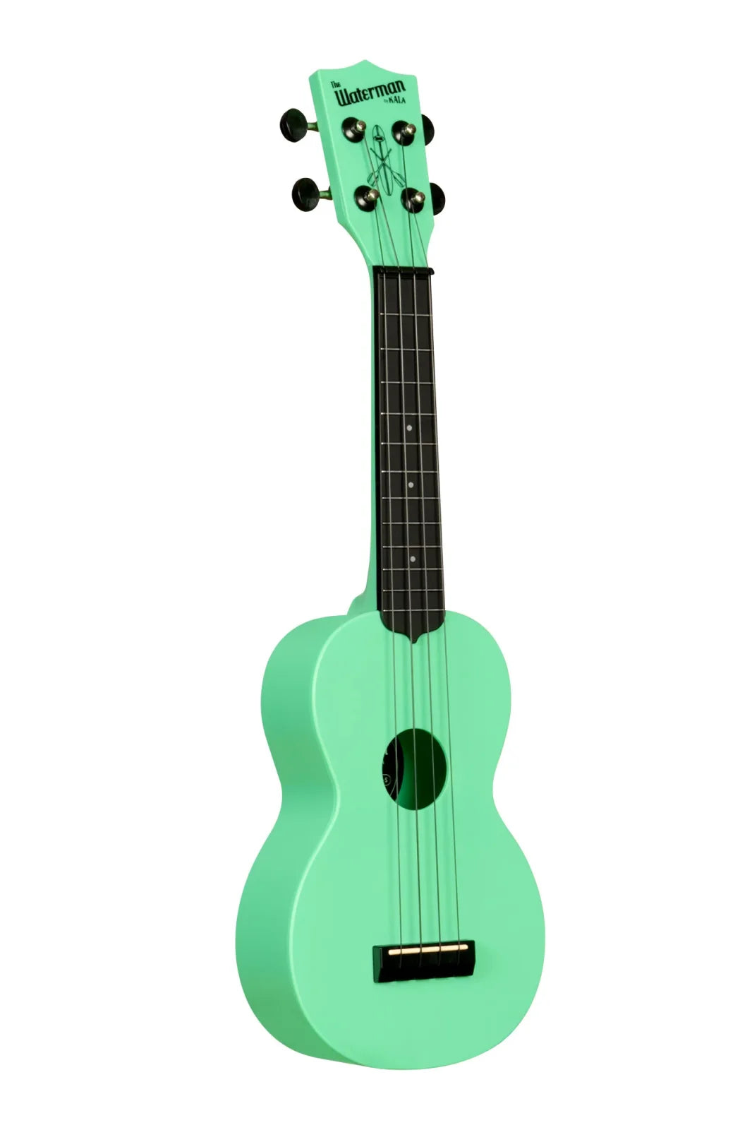 The Waterman Sea Foam Green Soprano Recycled Ukulele - Kala Brand