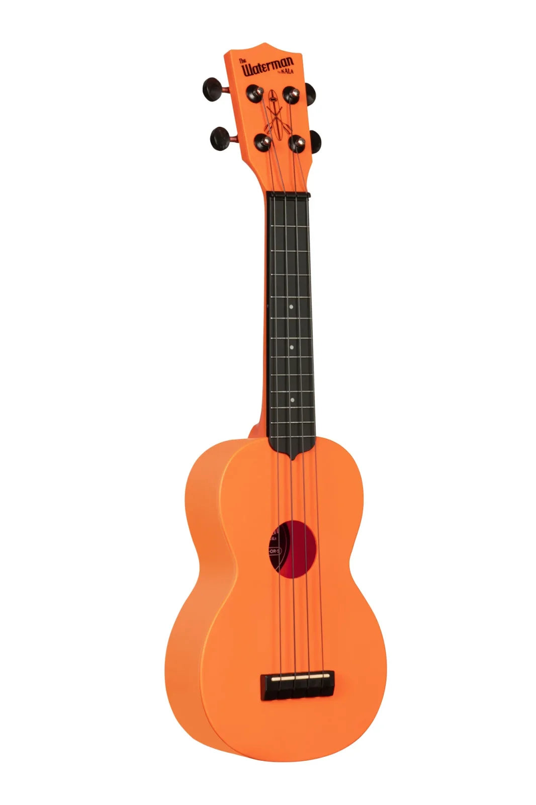 The Waterman Sunset Orange Soprano Recycled Ukulele - Kala Brand
