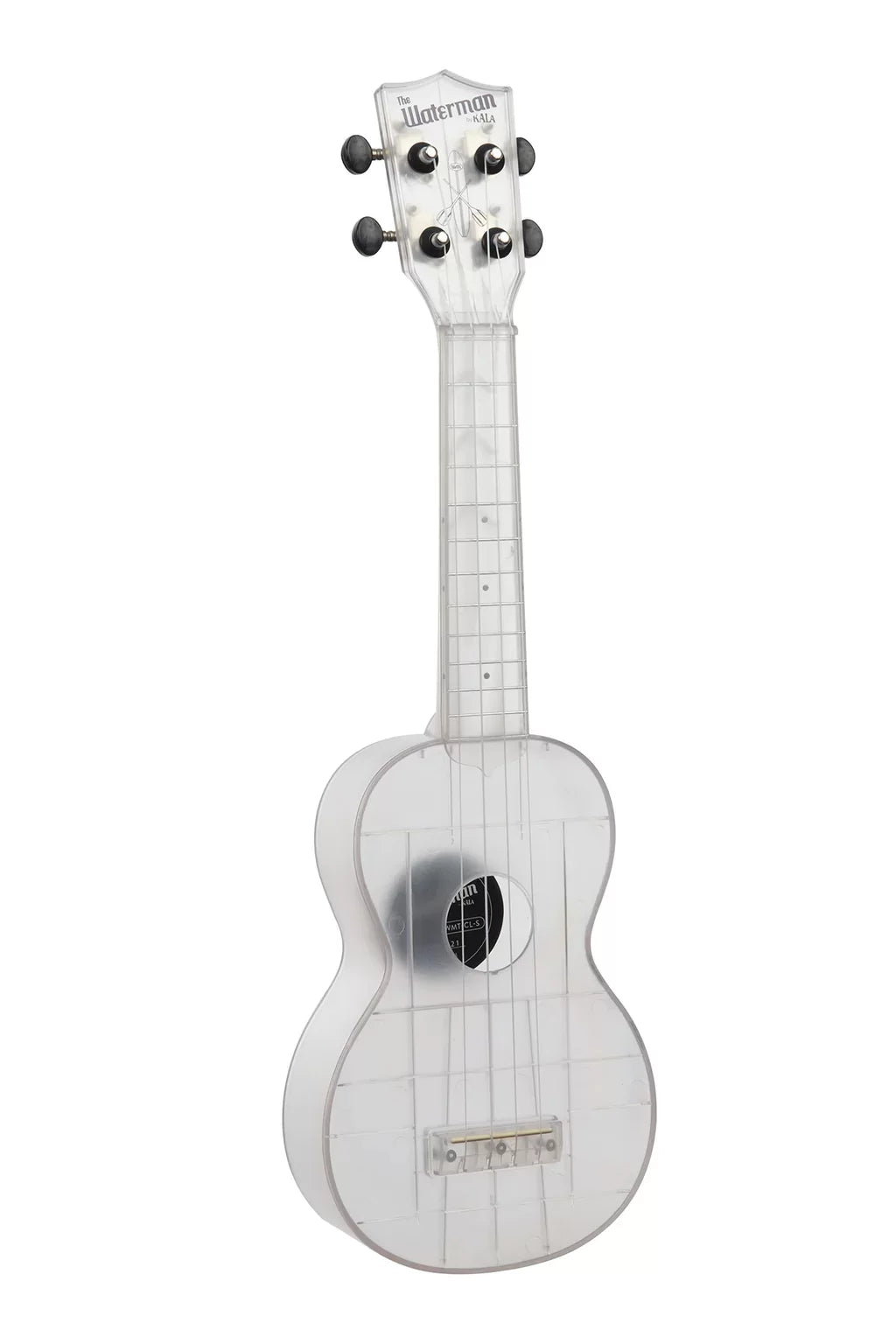 The Waterman Frosted Glass Transparent Soprano Ukulele - Kala Brand