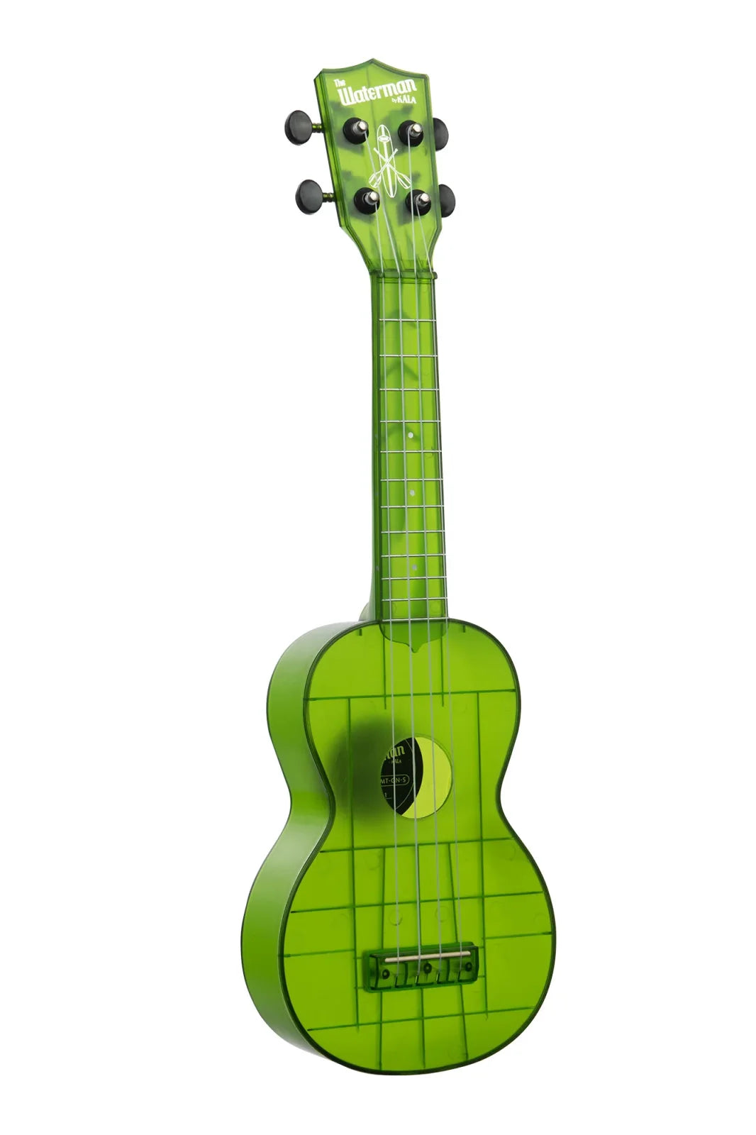 The Waterman Jade Green Transparent Soprano Ukulele - Kala Brand