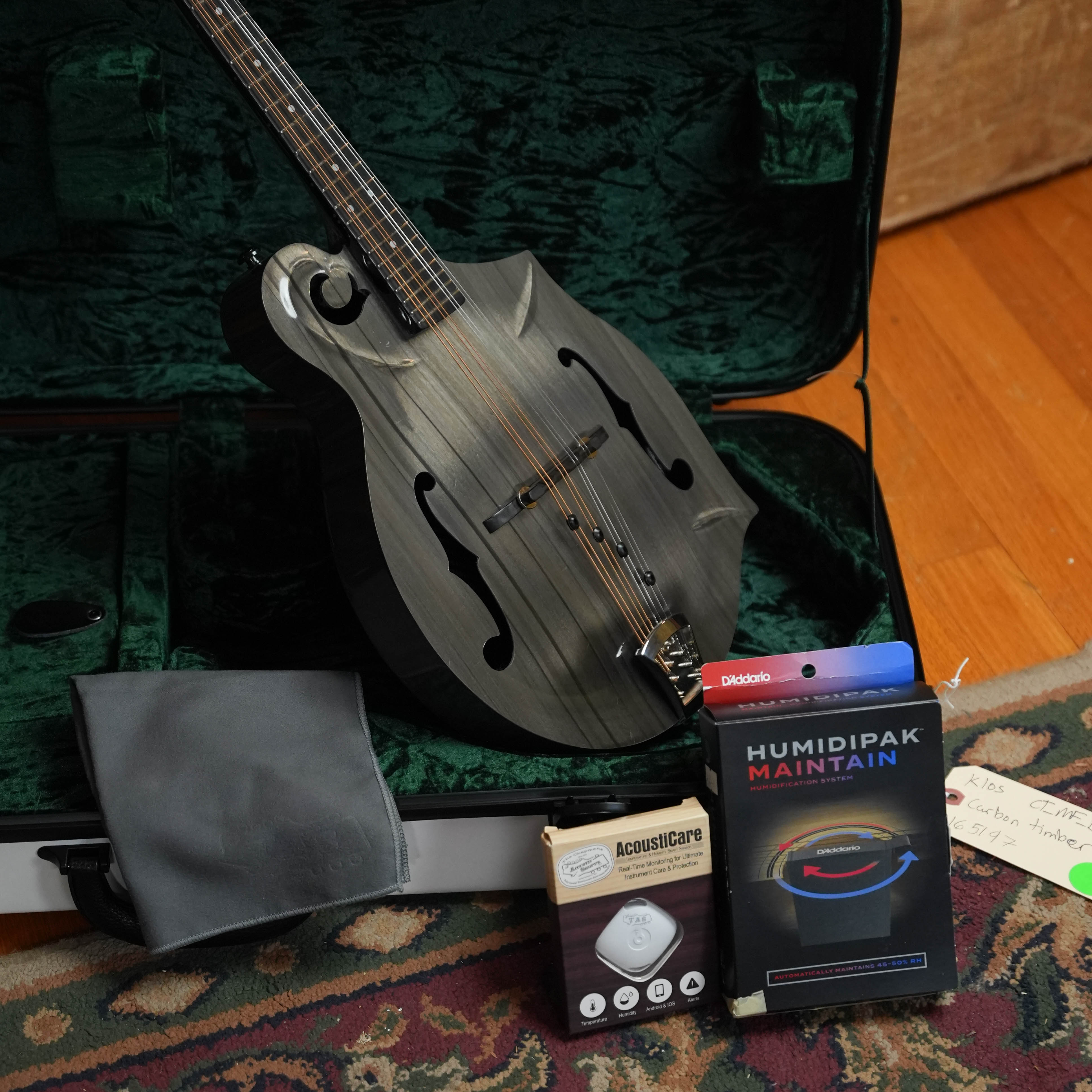 KLOS CT_MF_DA Full Carbon Timber F-Style Acoustic Mandolin #5197
