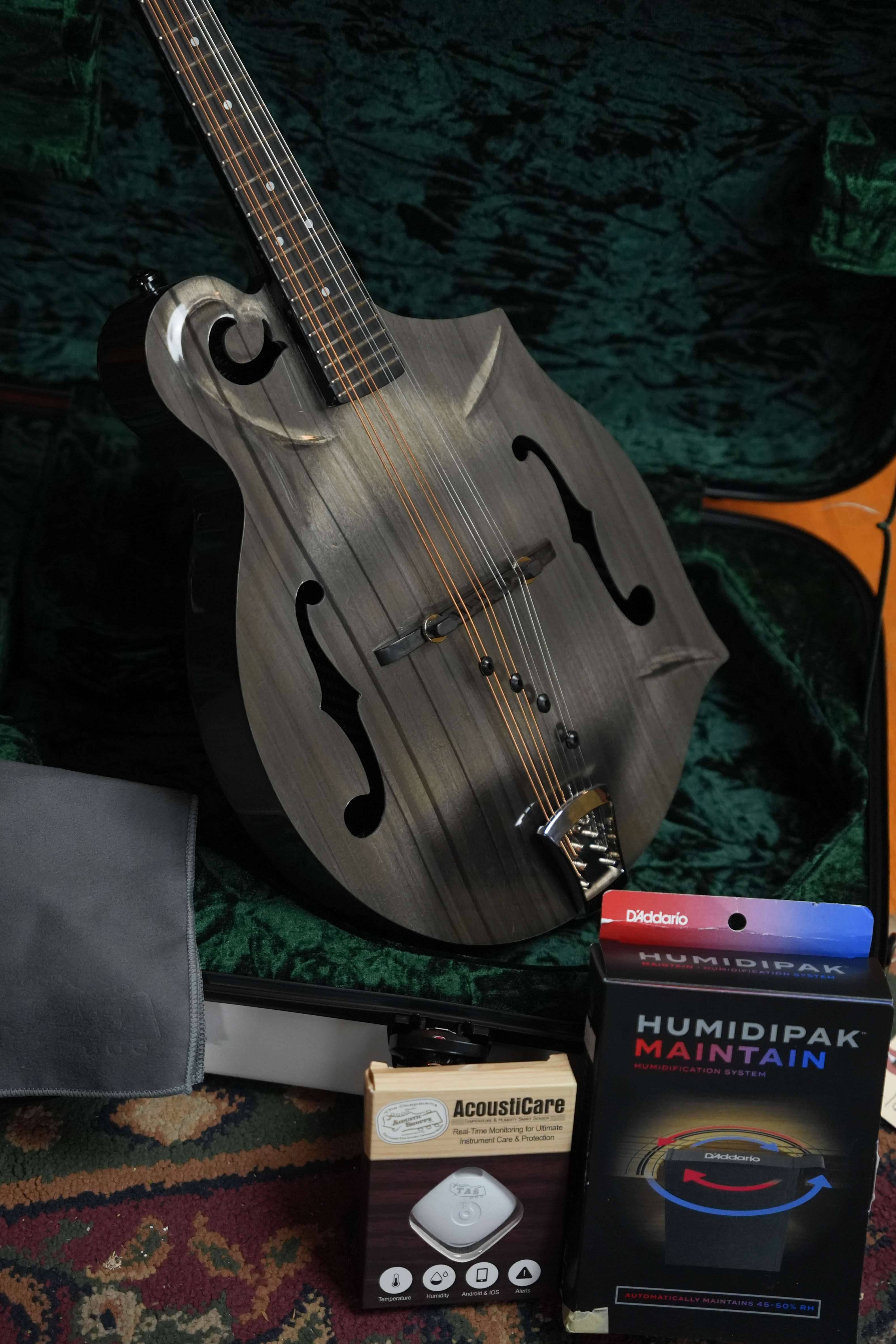 KLOS CT_MF_DA Full Carbon Timber F-Style Acoustic Mandolin #5197