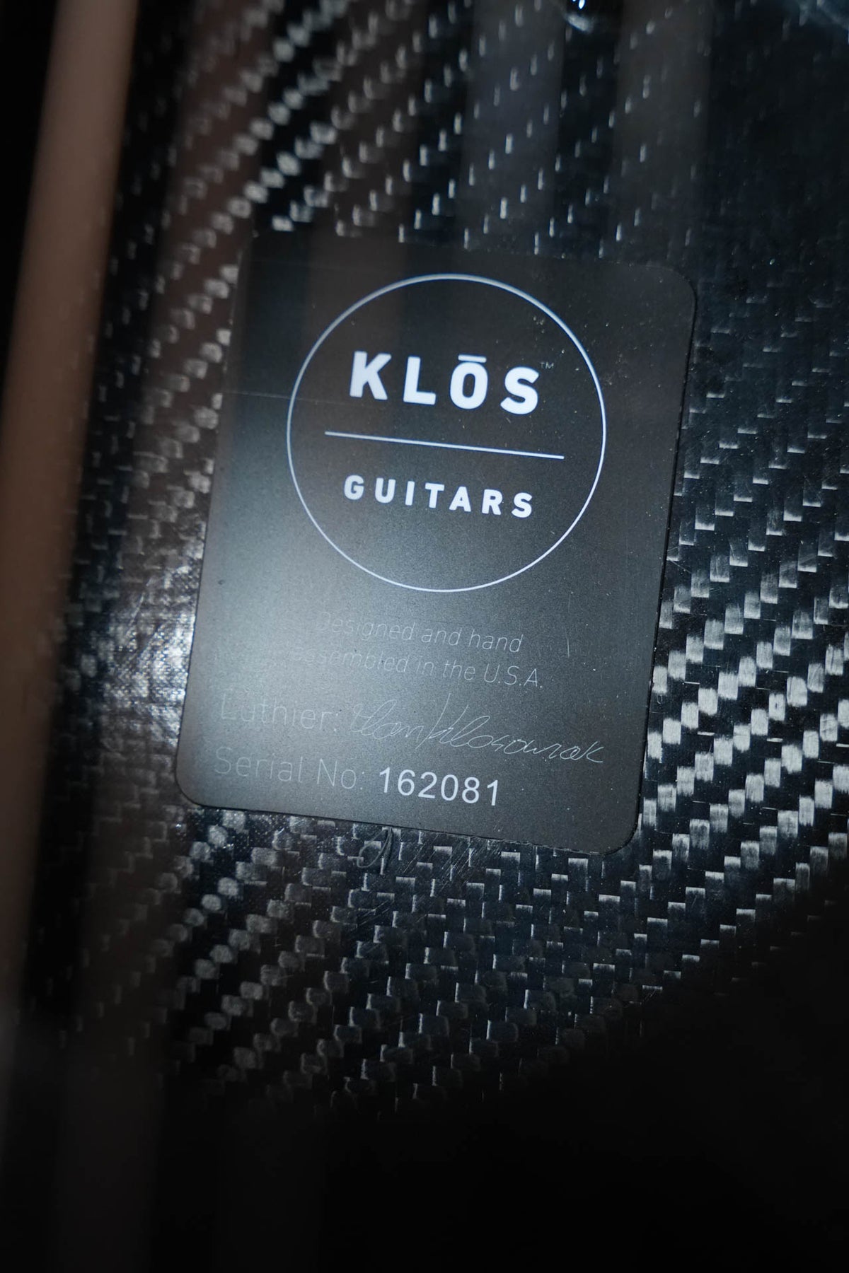 KLOS X_GC_DAE Full Carbon Grand Cutaway Guitar w/LR Baggs Pickup #2081