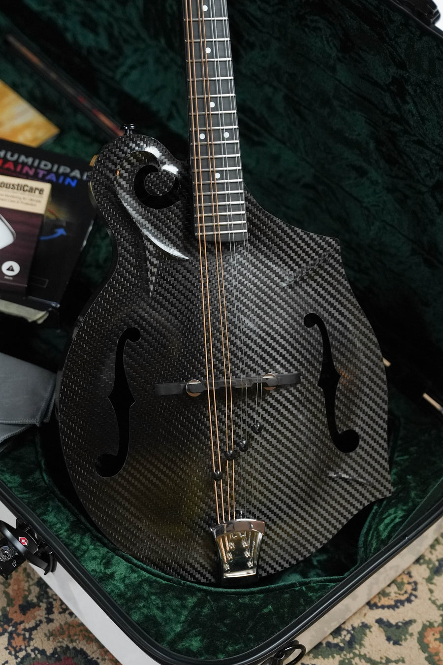 KLOS X_MF_DAE Full Carbon Fiber F-Style Acoustic-Electric Mandolin w/ Pickup #5061