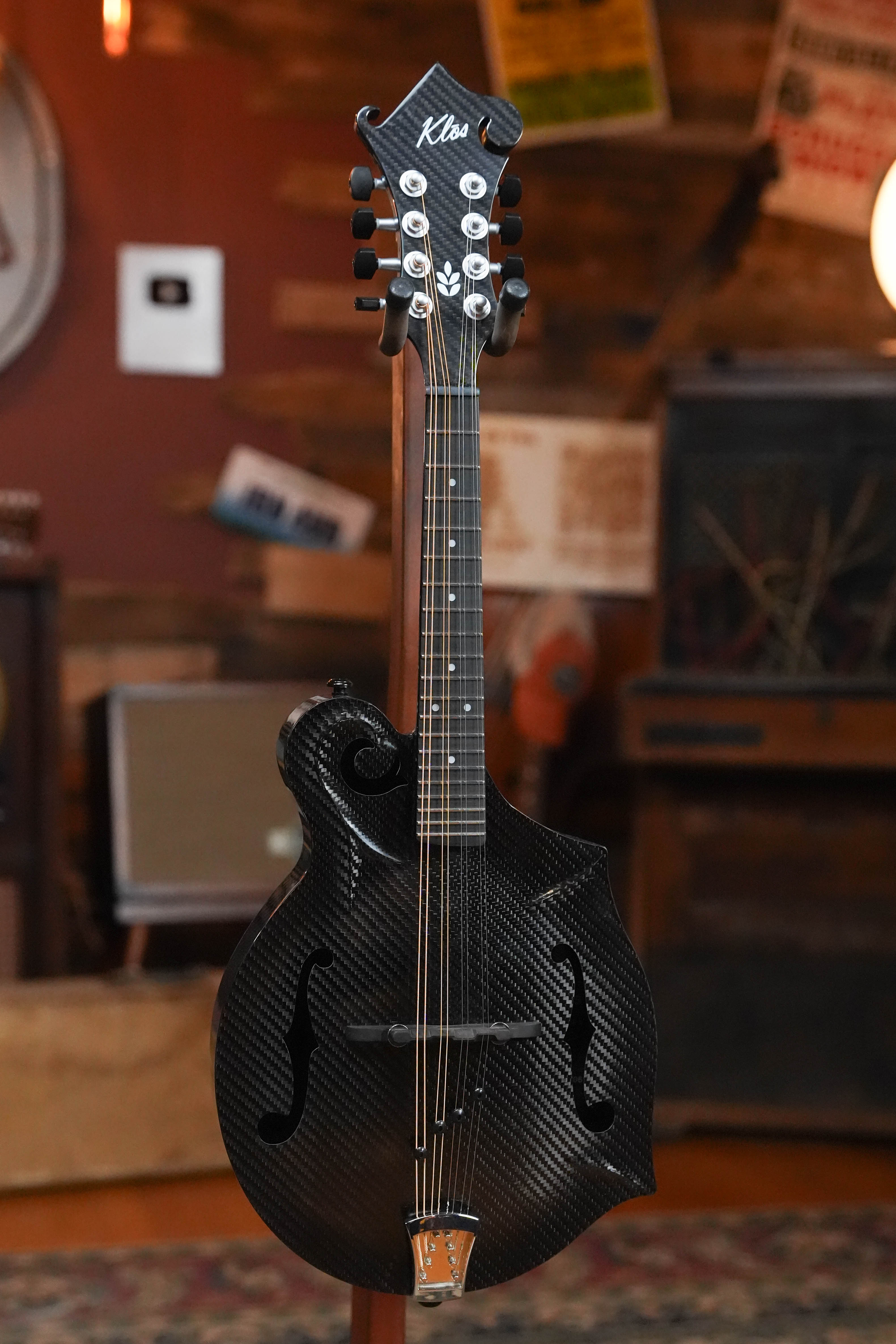KLOS X_MF_DAE Full Carbon Fiber F-Style Acoustic-Electric Mandolin w/ Pickup #5061