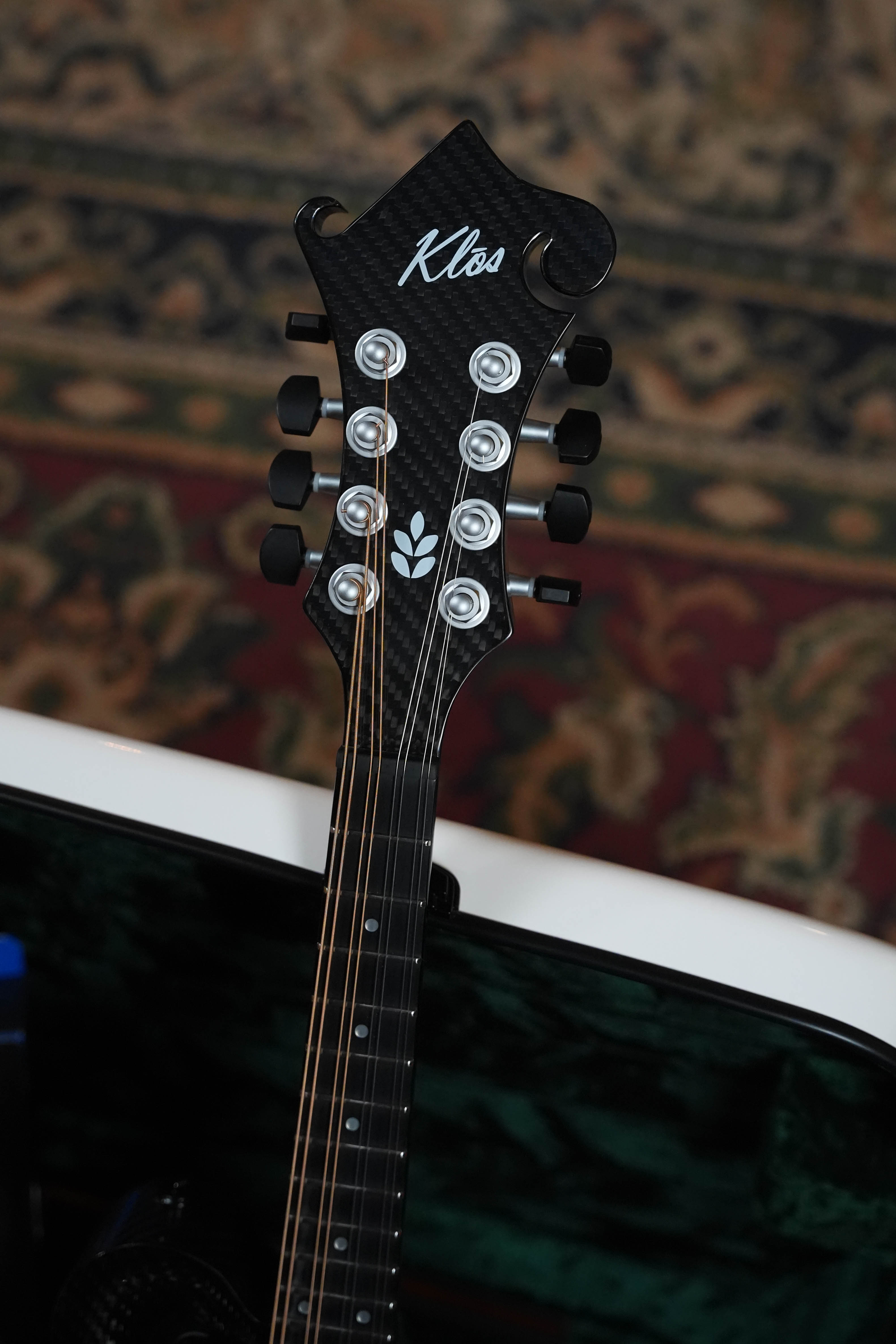 KLOS X_MF_DAE_EQ Full Carbon Fiber F-Style Acoustic-Electric Mandolin w/ Electronics #5176