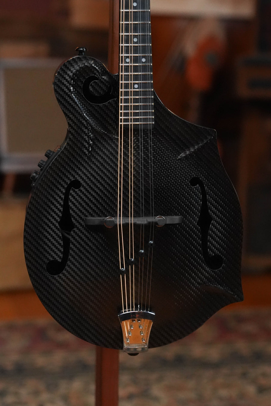 KLOS X_MF_DAE_EQ Full Carbon Fiber F-Style Acoustic-Electric Mandolin w/ Electronics #5176
