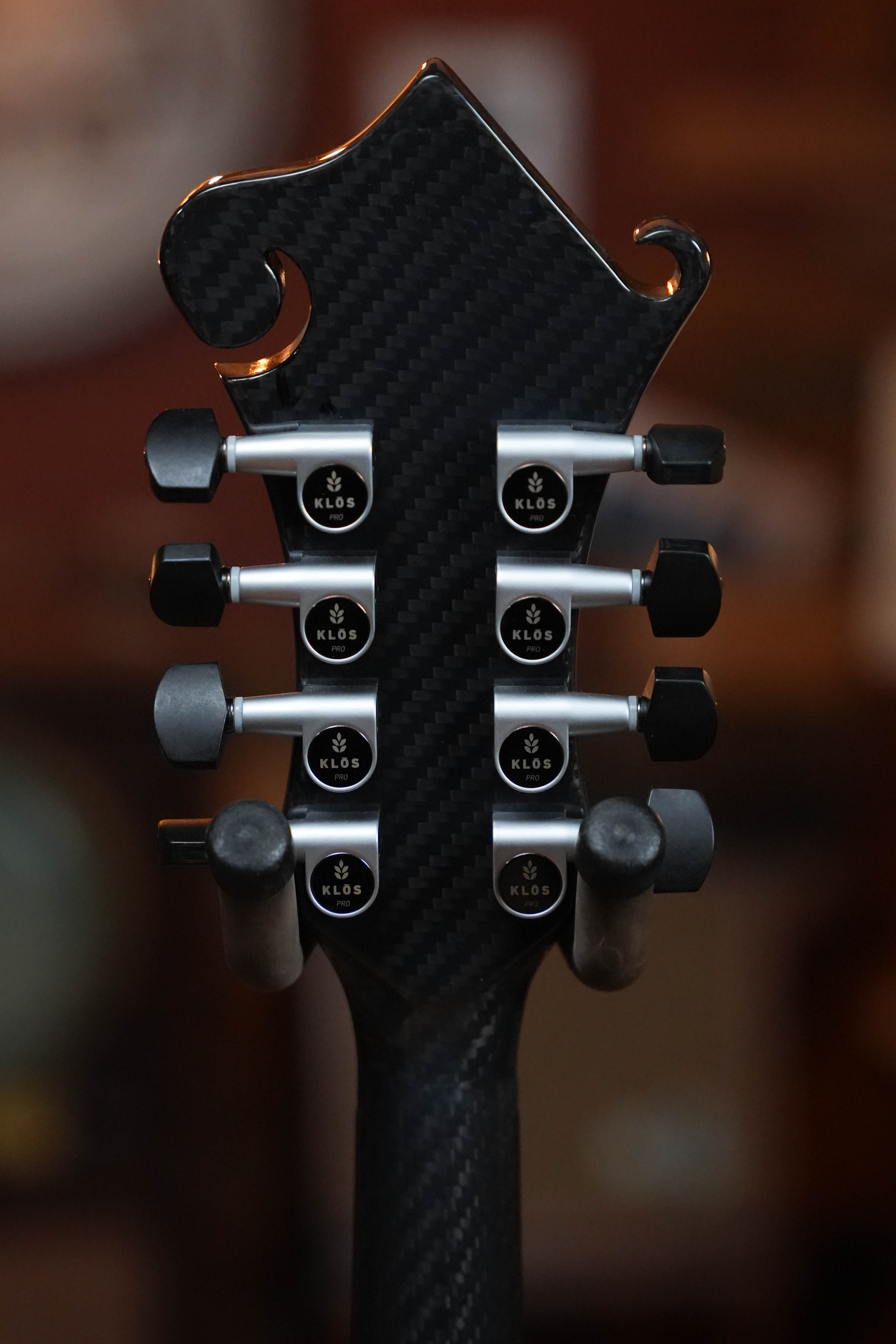 KLOS X_MF_DAE_EQ Full Carbon Fiber F-Style Acoustic-Electric Mandolin w/ Electronics #5176