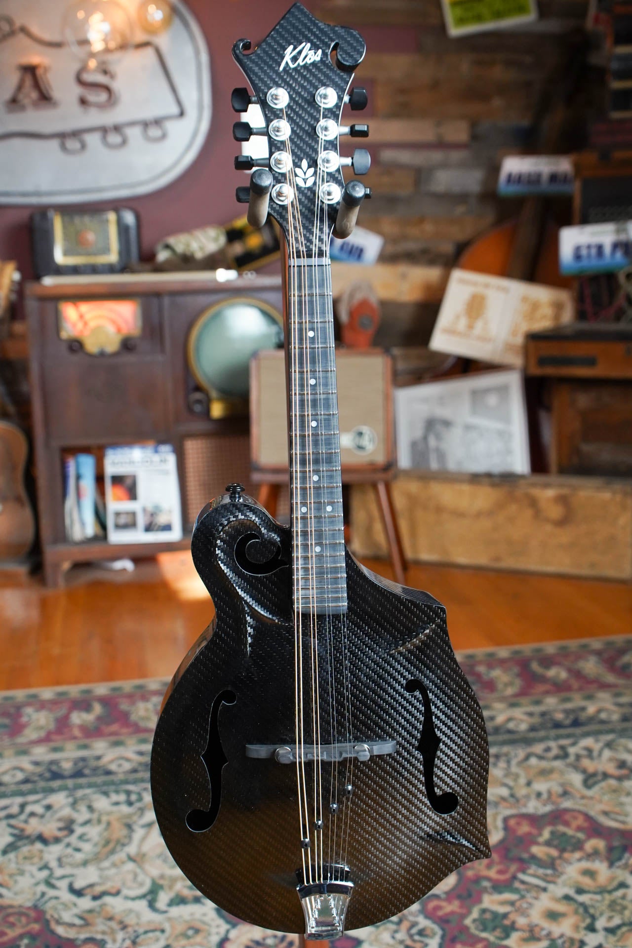KLOS X_MF_DA Full Carbon Fiber F-Style Acoustic Mandolin #5148