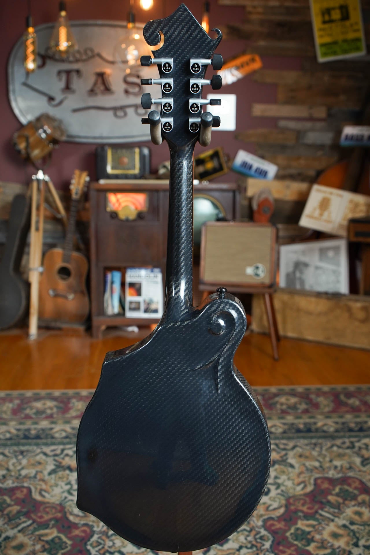 KLOS X_MF_DA Full Carbon Fiber F-Style Acoustic Mandolin #5148