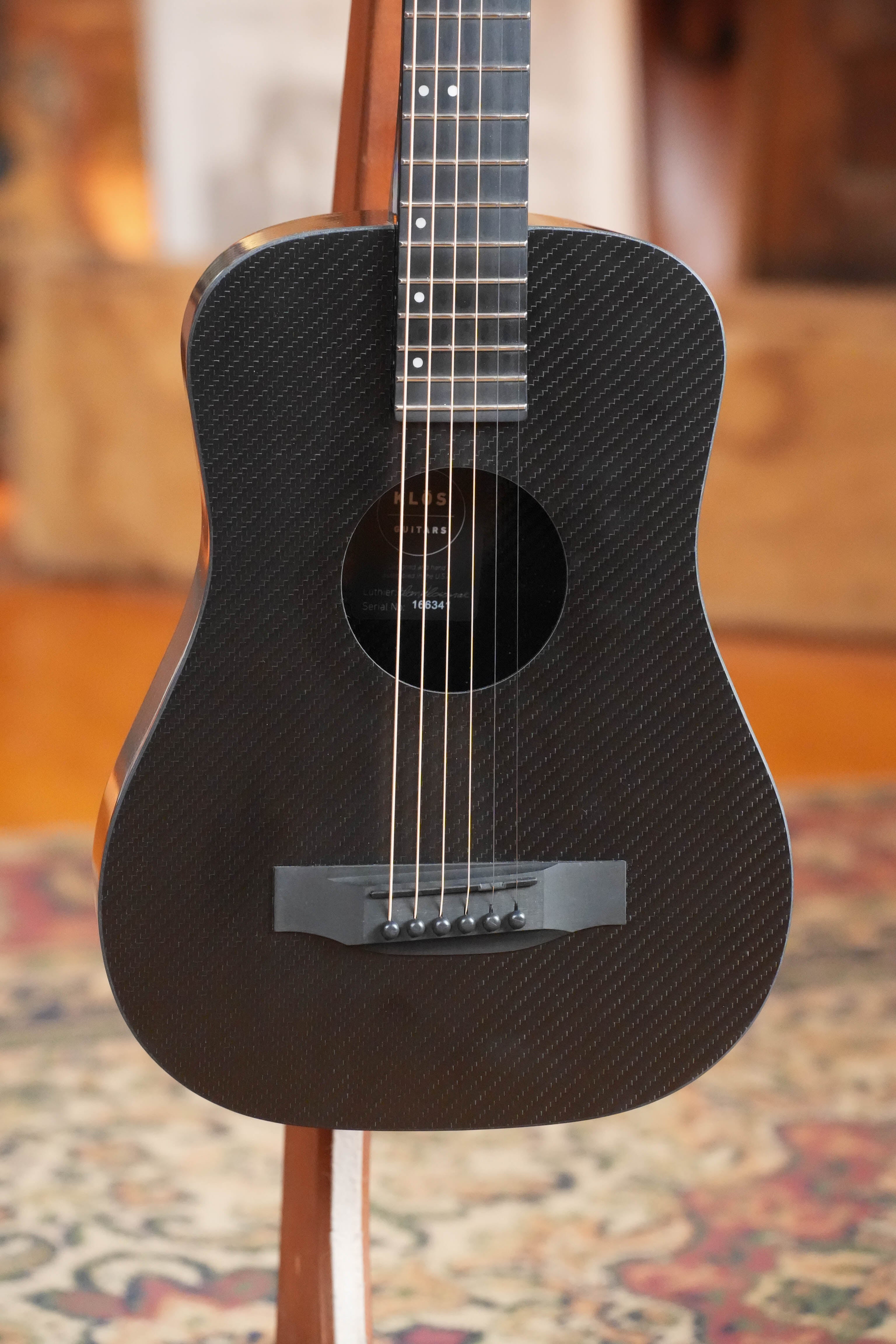 KLOS X_T_DA Full Carbon Fiber Travel Acoustic Guitar #6341