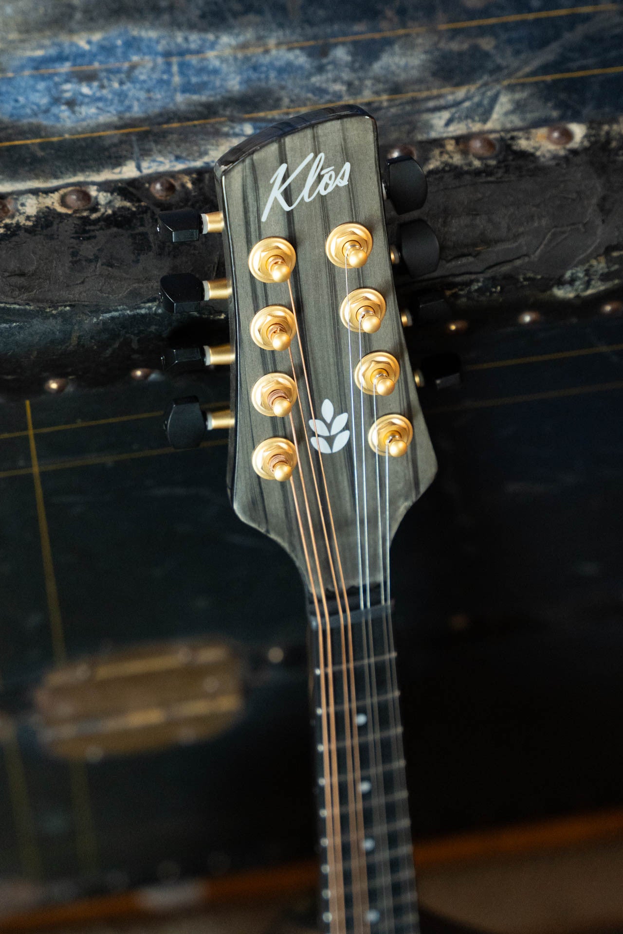 KLOS CT_MA_DAE Full Carbon Timber A-Style Mandolin w/K&K Pickup and Gold Hardware #4996
