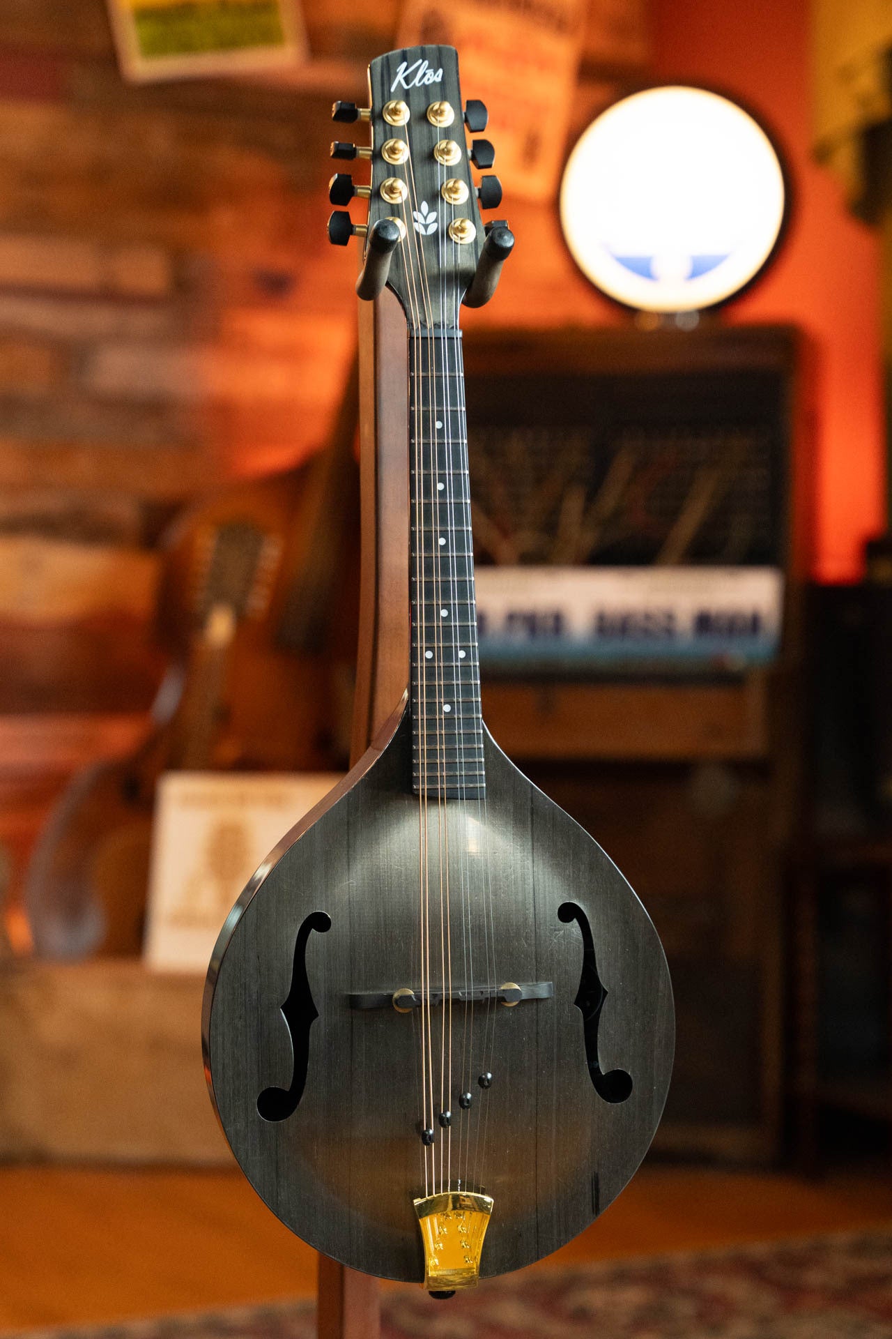 KLOS CT_MA_DAE Full Carbon Timber A-Style Mandolin w/K&K Pickup and Gold Hardware #4996