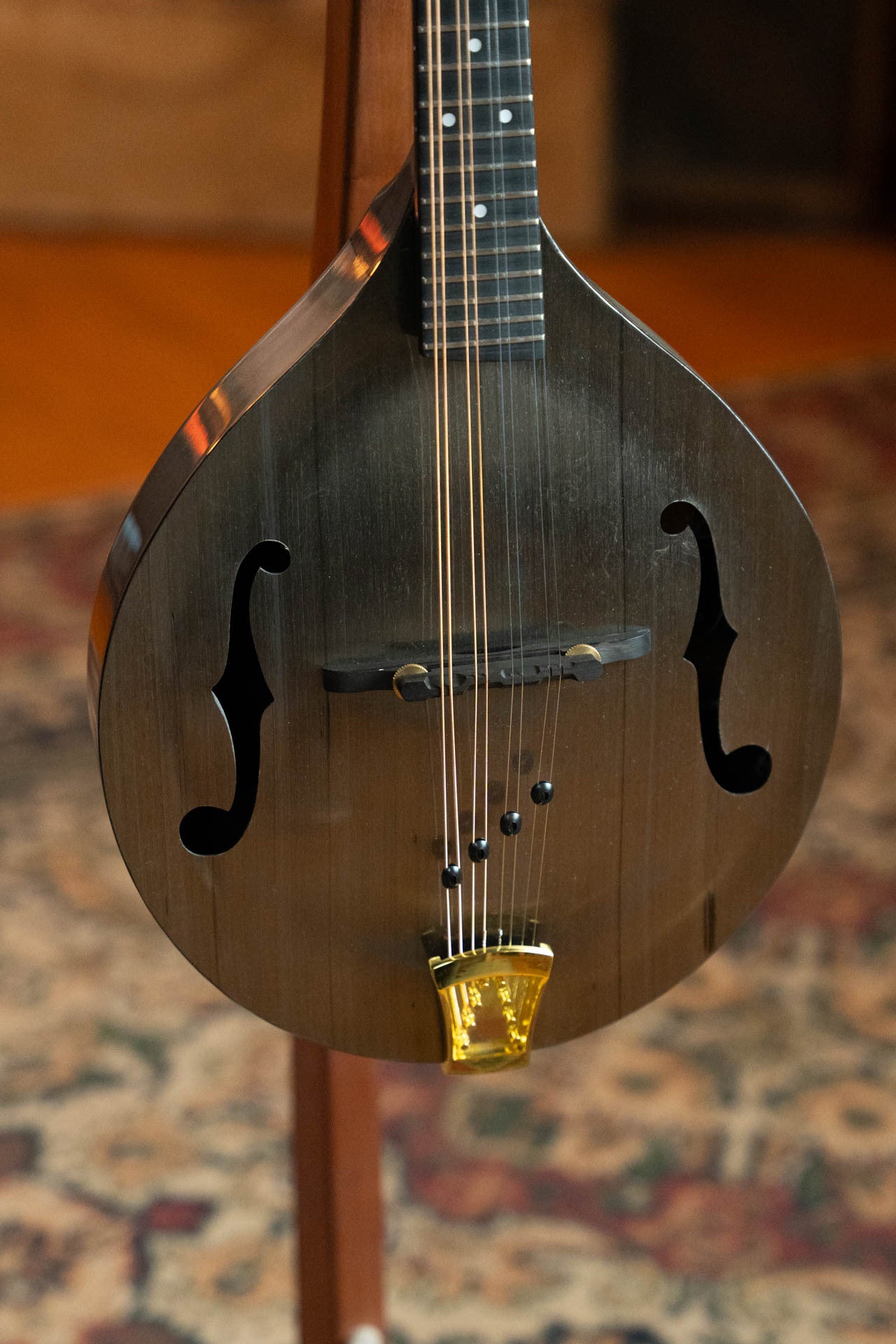 KLOS CT_MA_DAE Full Carbon Timber A-Style Mandolin w/K&K Pickup and Gold Hardware #4996