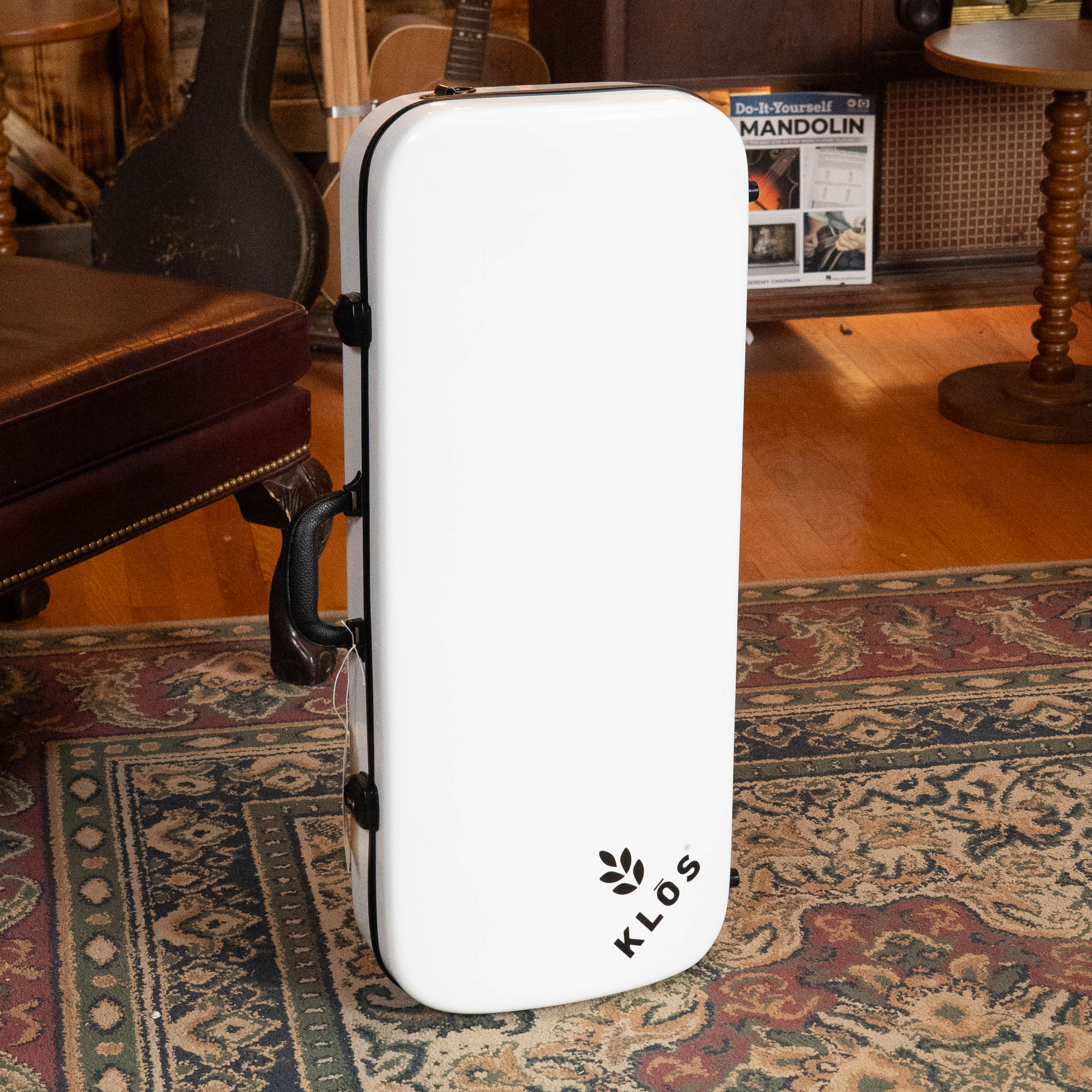 PRE-ORDER DEPOSIT ONLY *New 2026 Model* KLOS Black Twill Carbon Fiber F-Style Mandolin (Acoustic or w/Pickup)