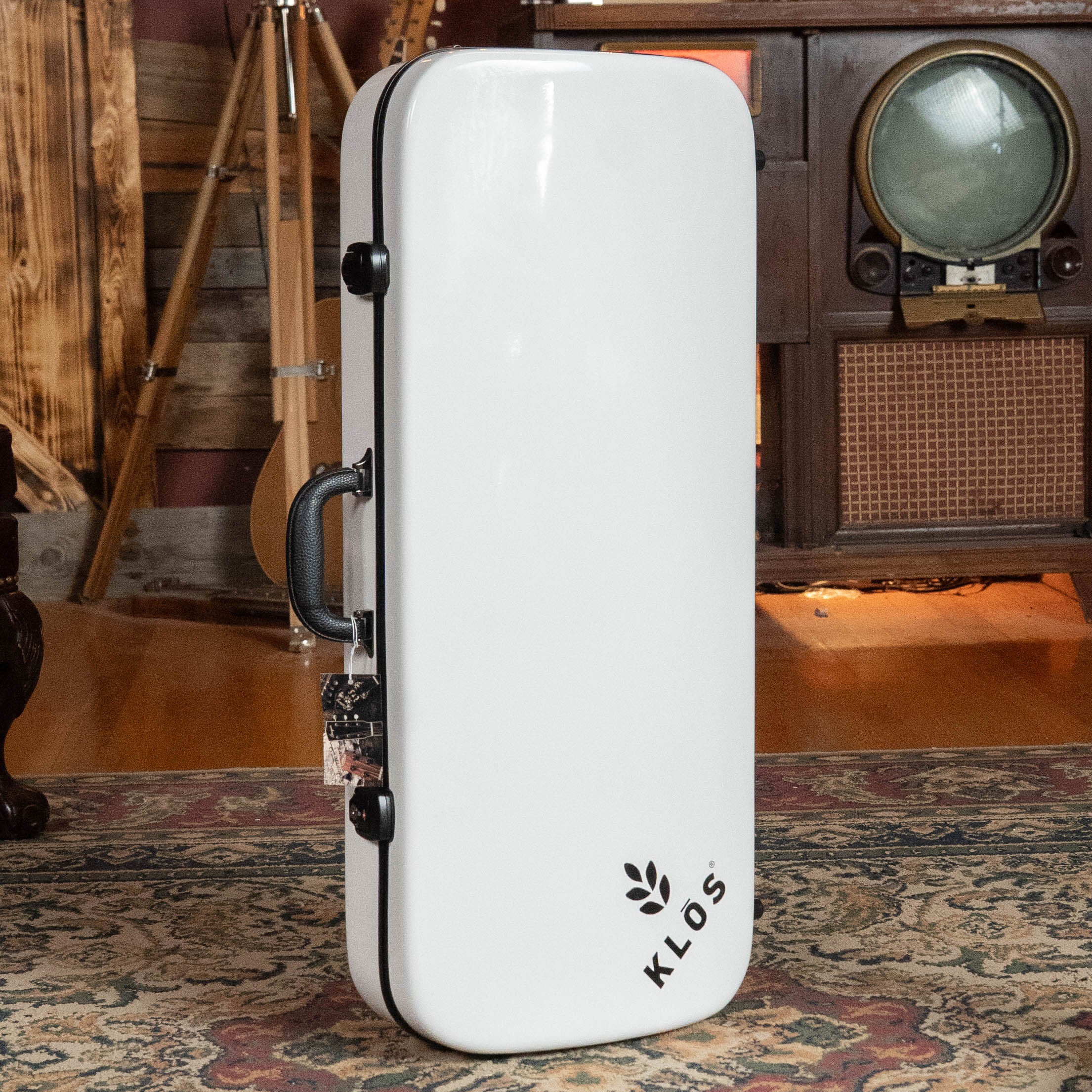 KLOS White Mandolin Hardshell Case