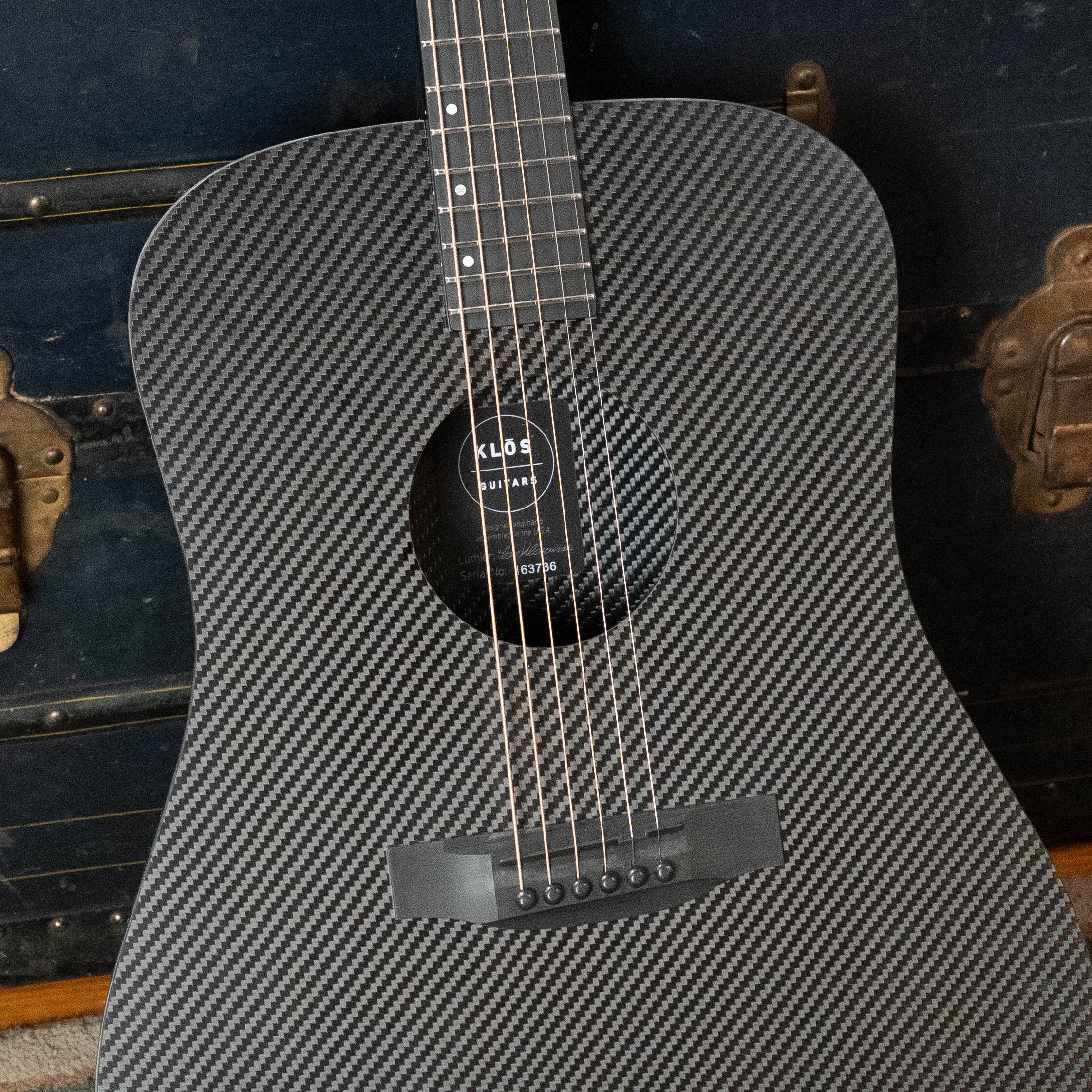 KLOS X_F_DAE Full Carbon Dreadnought Guitar w/Fishman Pickup #3736
