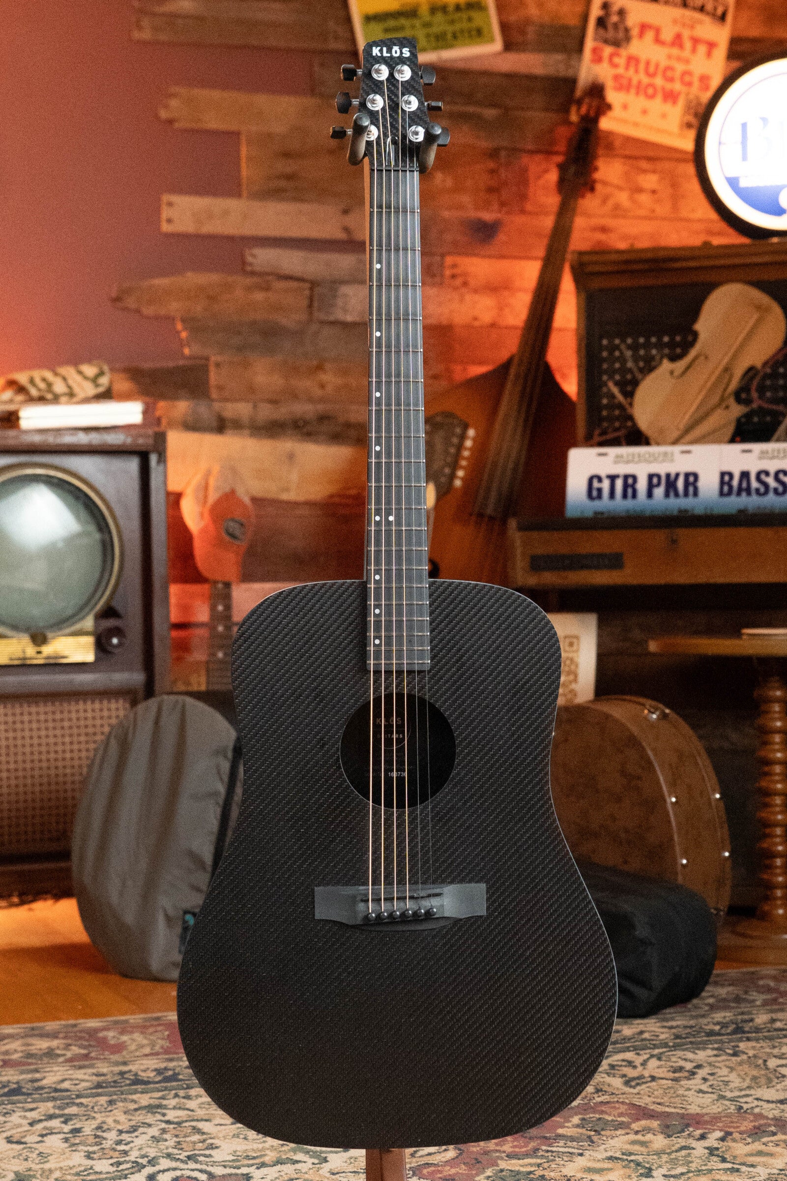 KLOS X_F_DAE Full Carbon Dreadnought Guitar w/Fishman Pickup #3736