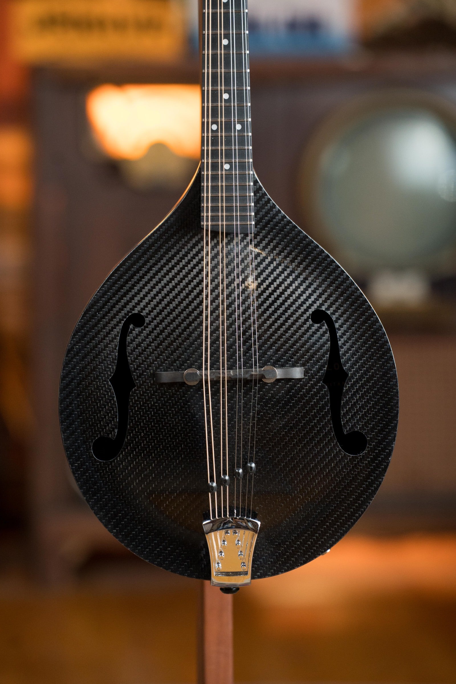 KLOS X_MA_DAE Full Carbon A-Style Mandolin w/KLOS Transducer Pickup and Hardshell Case #2585