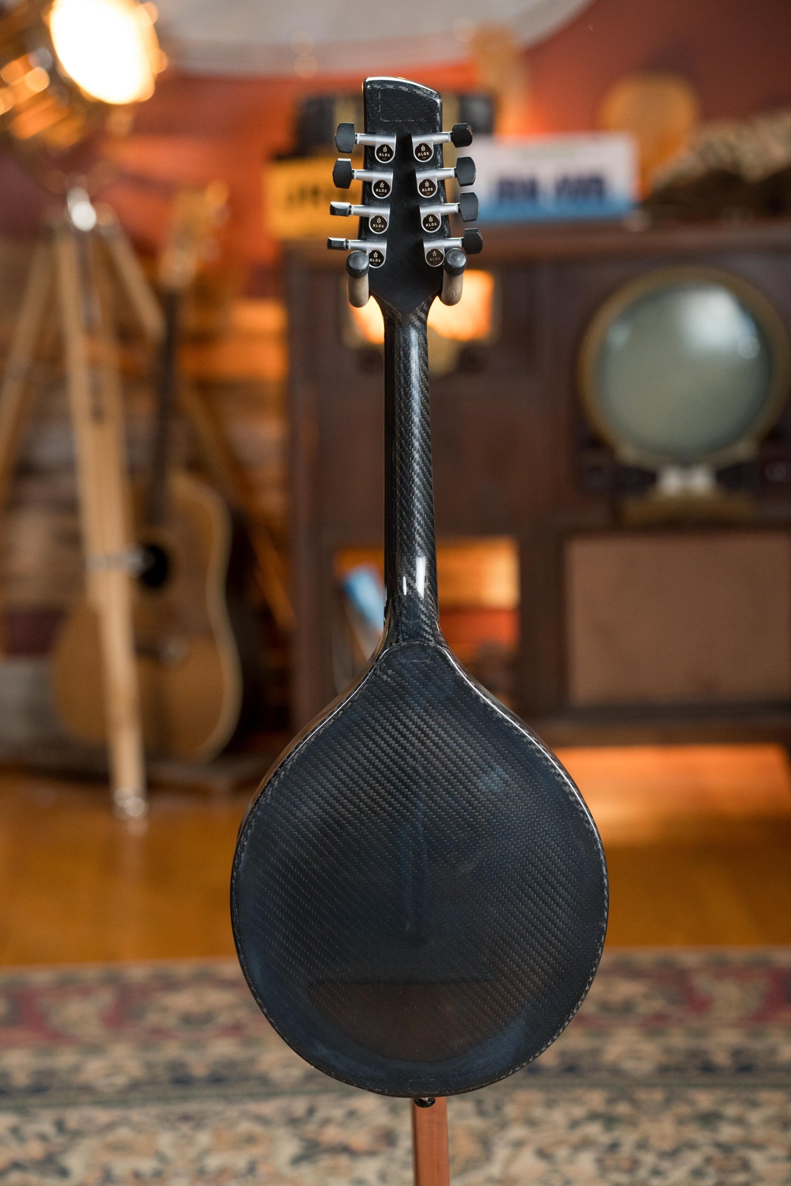 KLOS X_MA_DAE Full Carbon A-Style Mandolin w/KLOS Transducer Pickup and Hardshell Case #2585