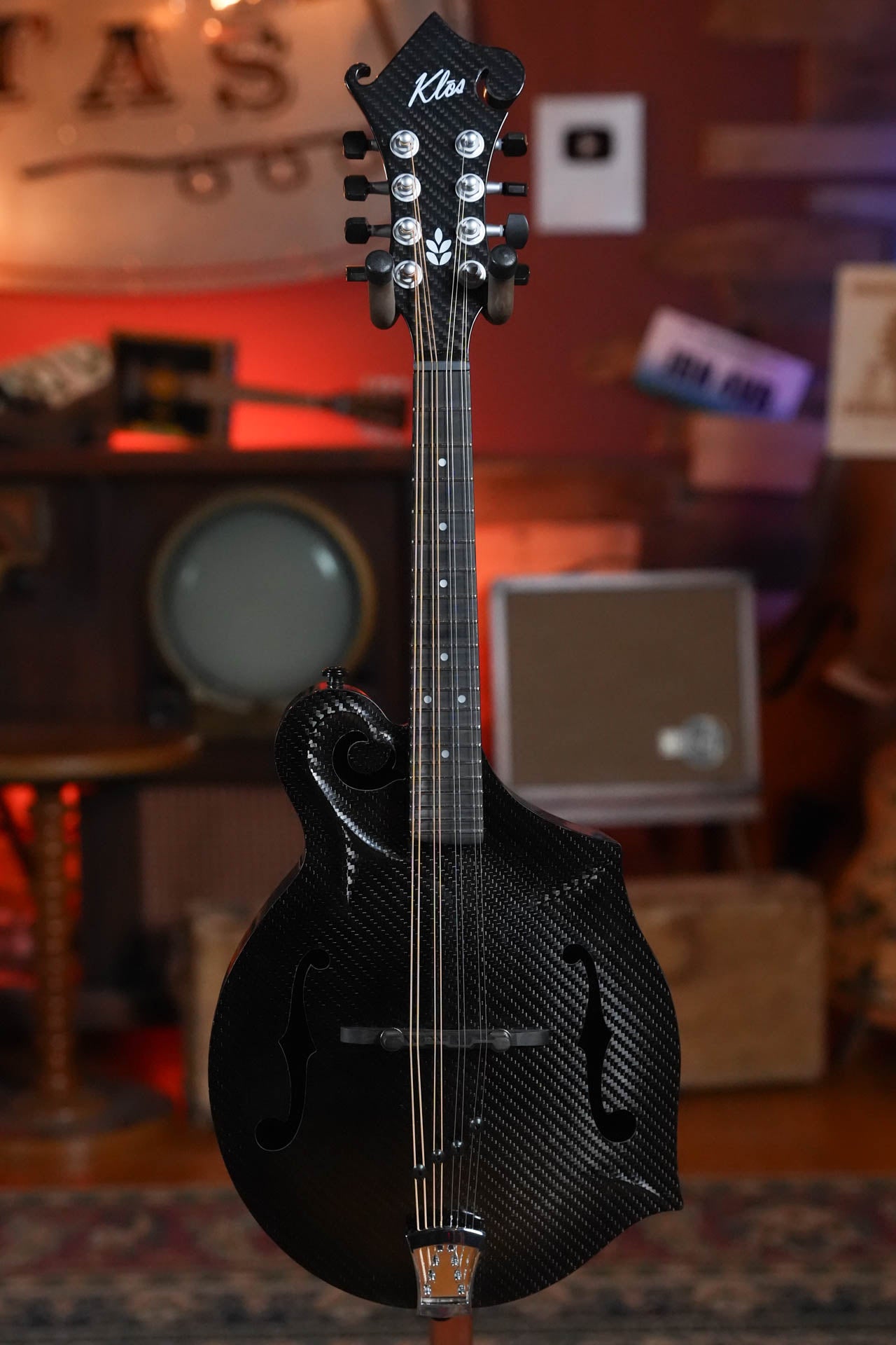 KLOS X_MF_DA Full Carbon Fiber F-Style Acoustic Mandolin #5148