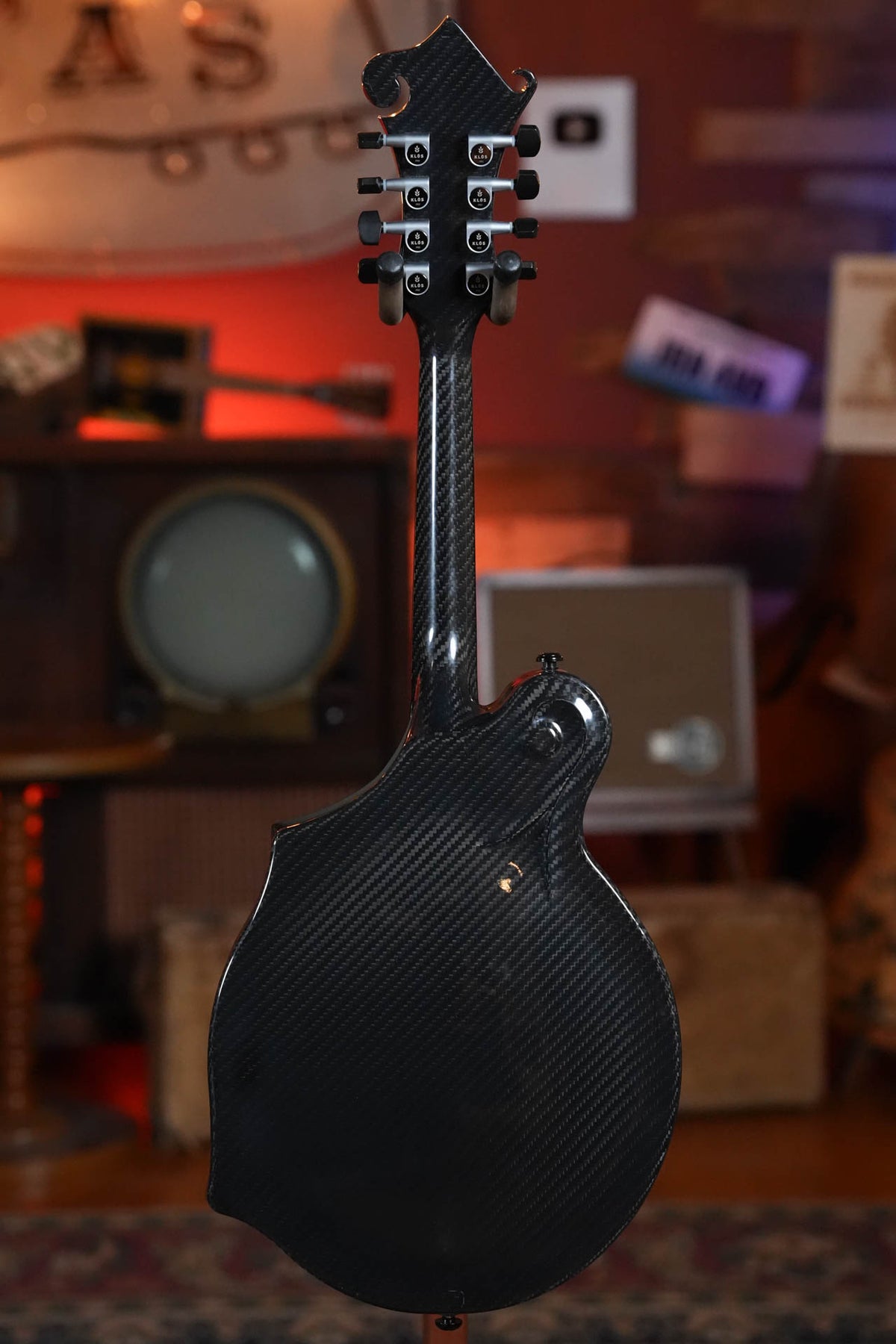 KLOS X_MF_DA Full Carbon Fiber F-Style Acoustic Mandolin #5148