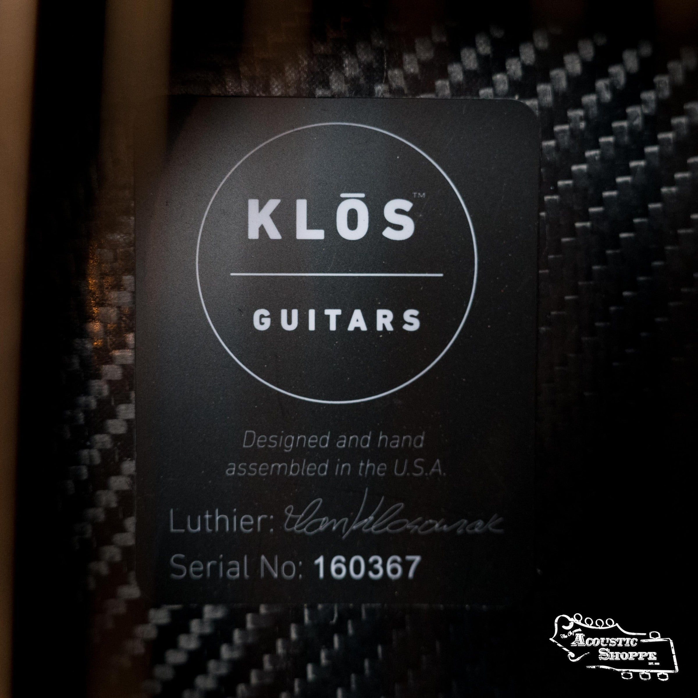 KLOS X_T_DAE Full Carbon Travel Guitar w/Fishman Pickup #0367