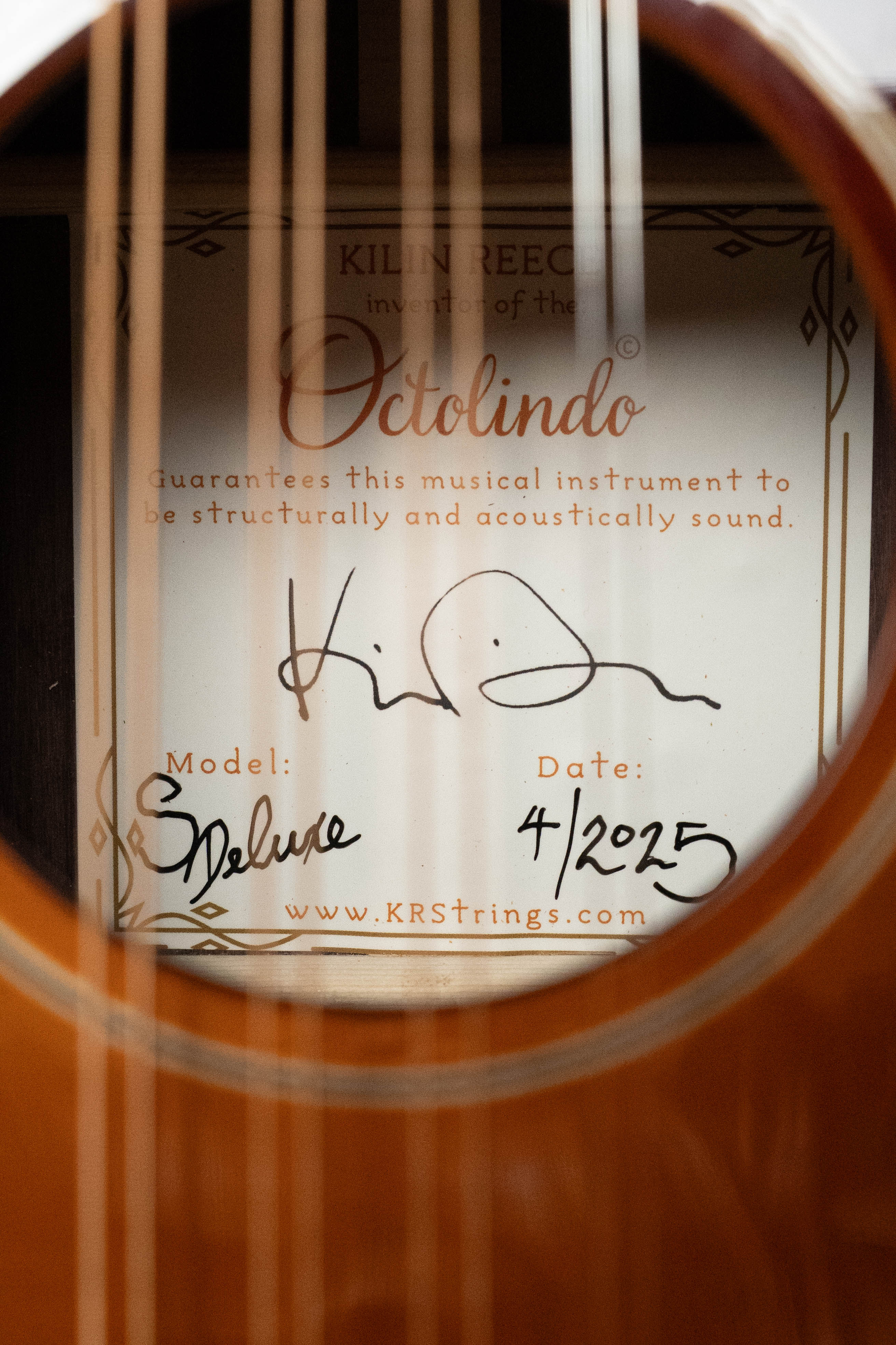 KR Strings S Deluxe Spruce/Rosewood Sunburst Octolindo