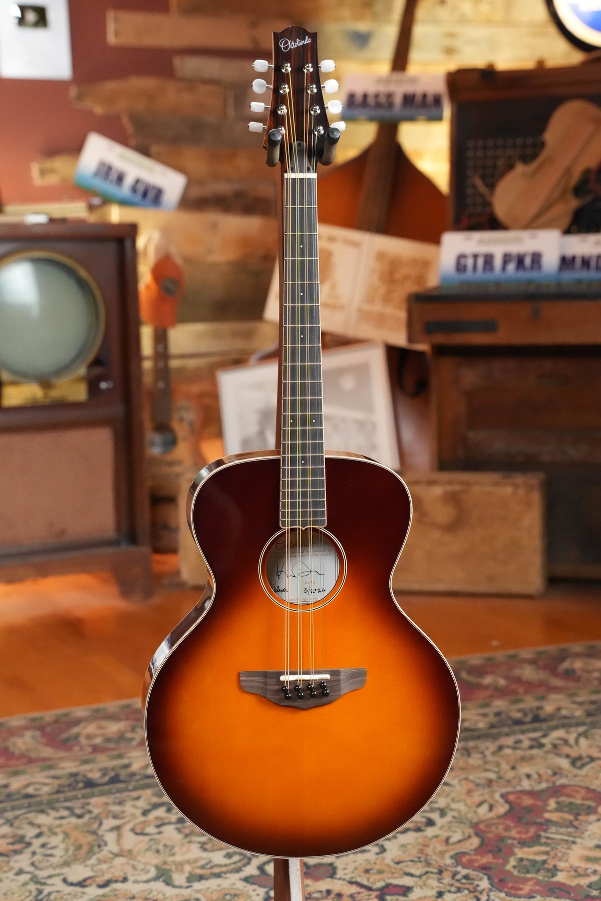 KR Strings S Deluxe Spruce/Rosewood Sunburst Octolindo #0002