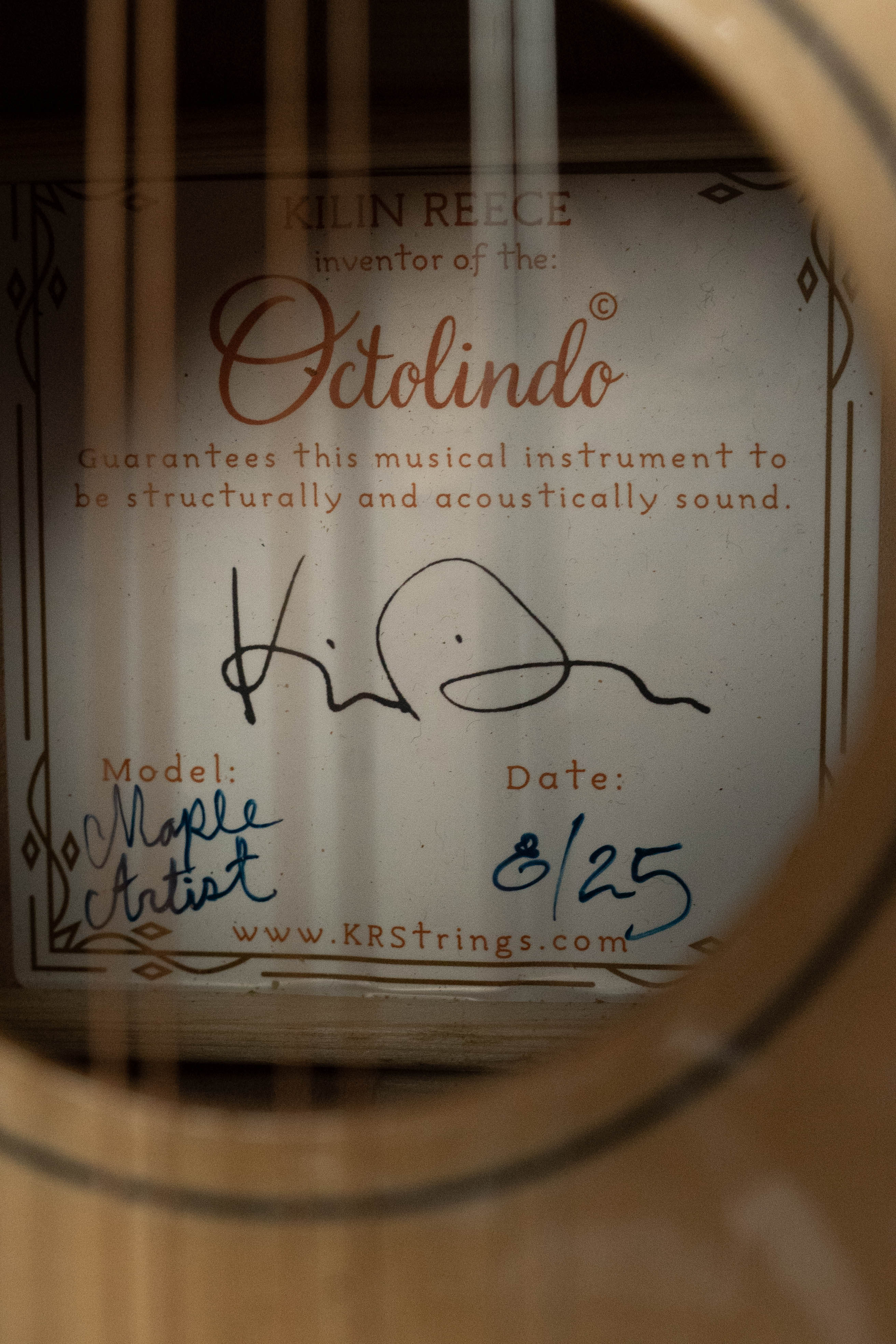 KR Strings Spruce/Maple S-Model Artist Octolindo