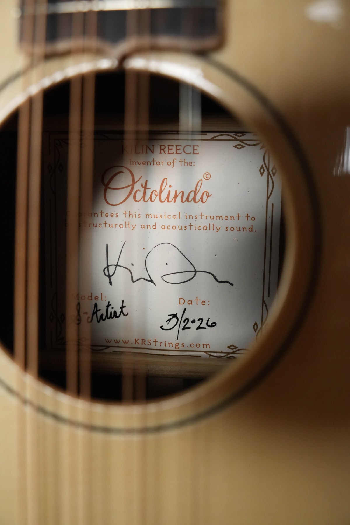 KR Strings Spruce/Maple S-Model Artist Octolindo #3226