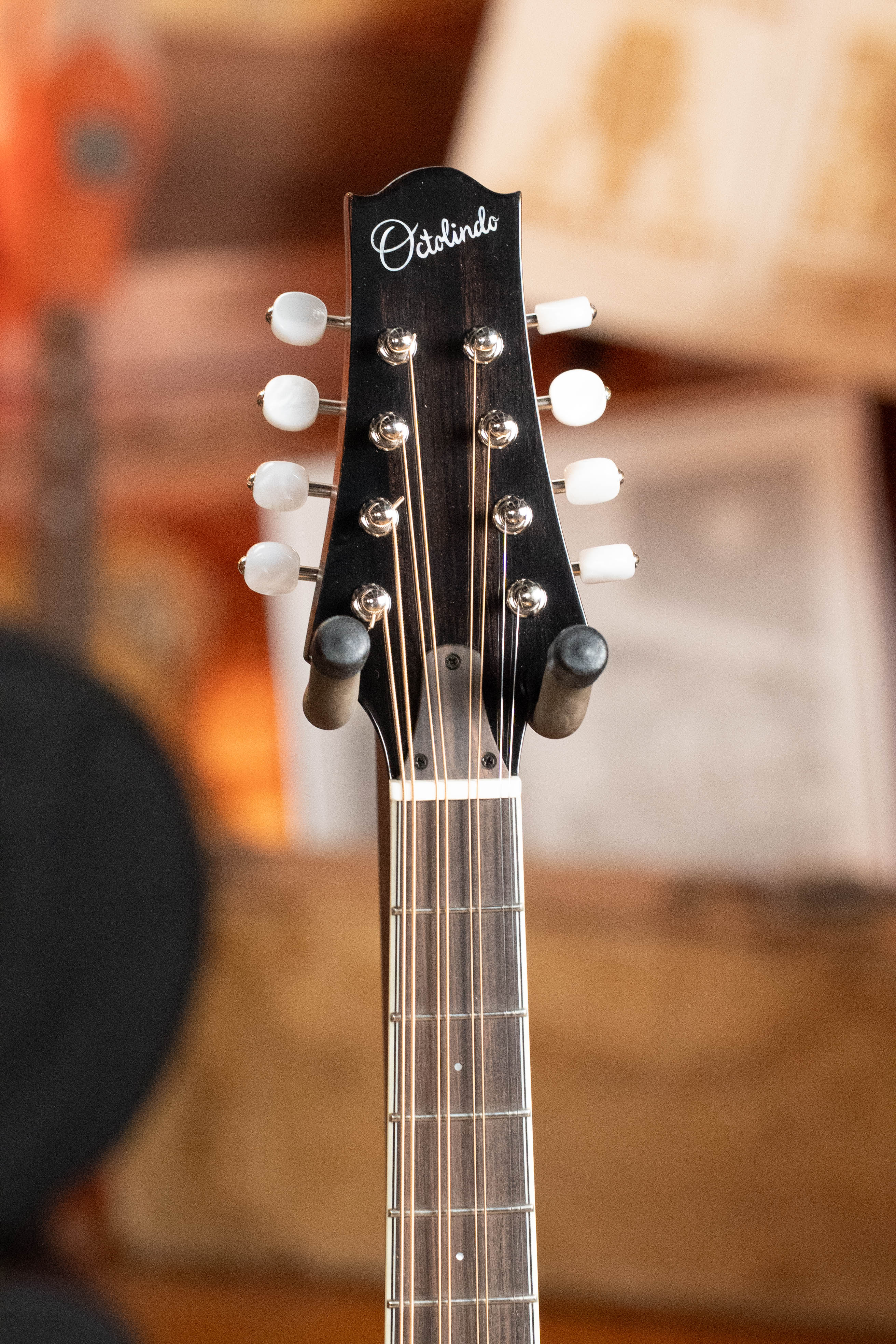 KR Strings "Moon" Spruce/Indian Rosewood F-Model Deluxe Sunburst Octolindo