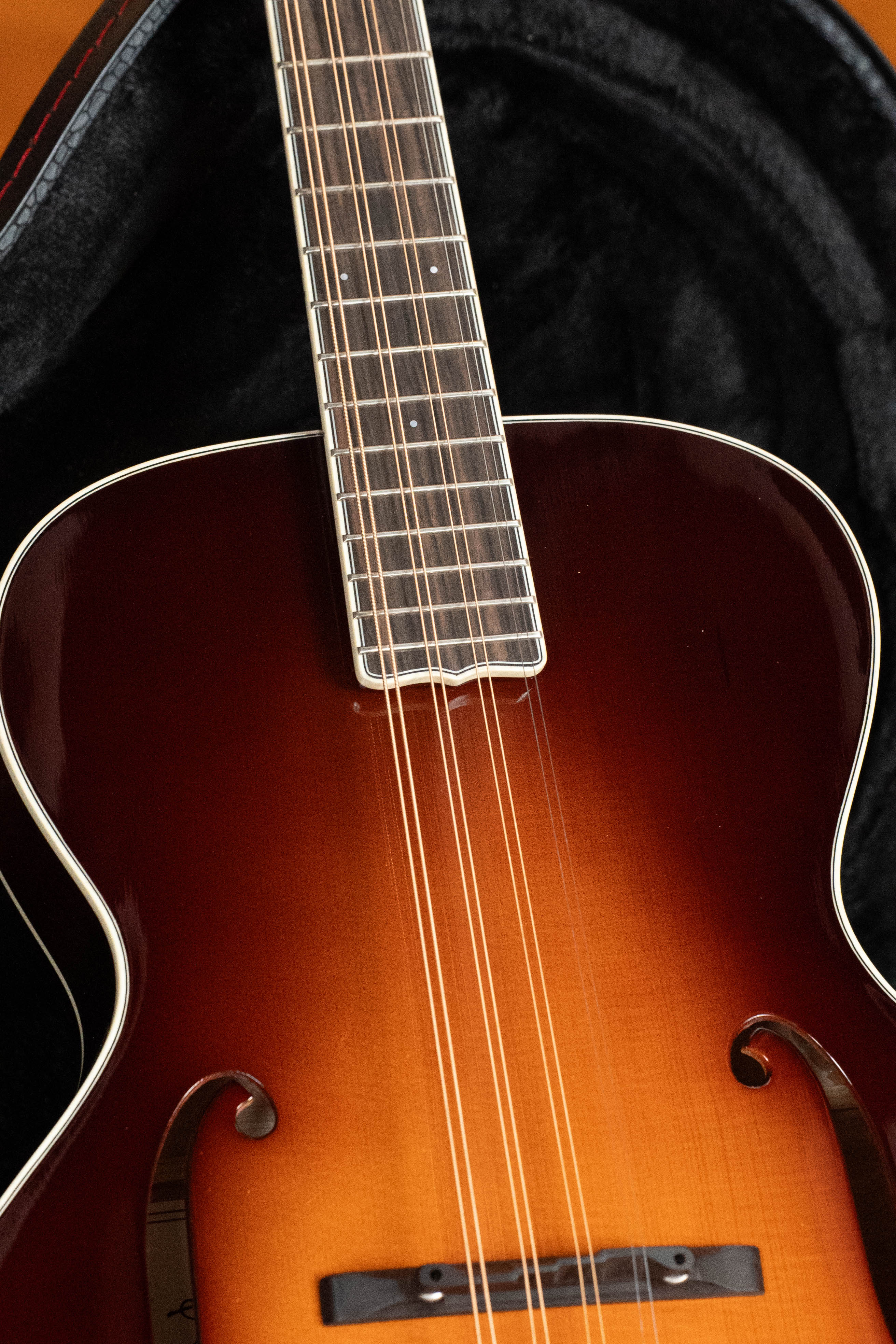 KR Strings "Moon" Spruce/Maple F-Model Deluxe Sunburst Octolindo