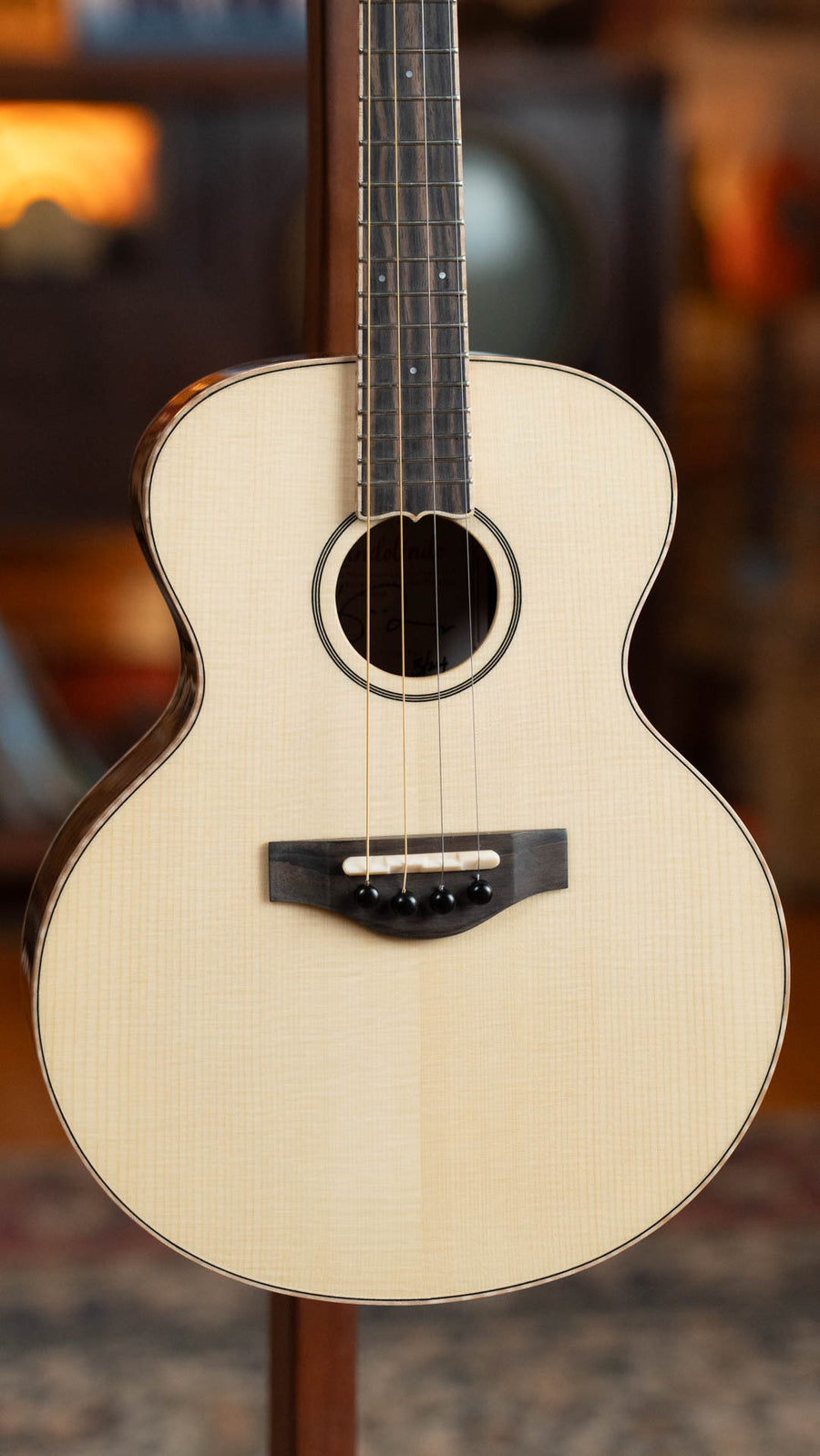Spruce top acoustic mandolindo with rosewood bridge and dark fretboard. - KR Strings Artist Spruce/Rosewood Acoustic Mandolindo #0002 - Default Title