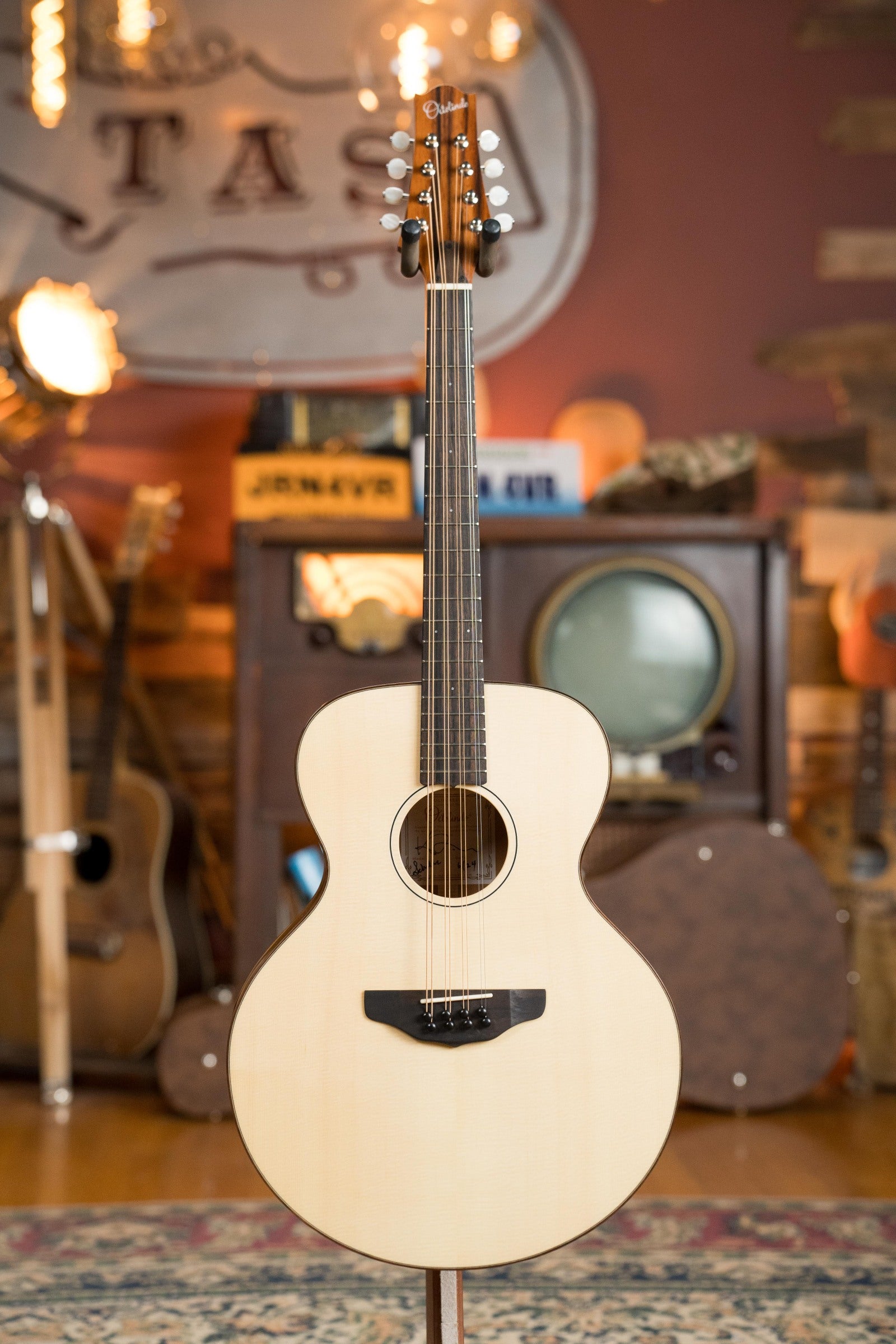 KR Strings Scholar Spruce/Mahogany Acoustic Octolindo #0001