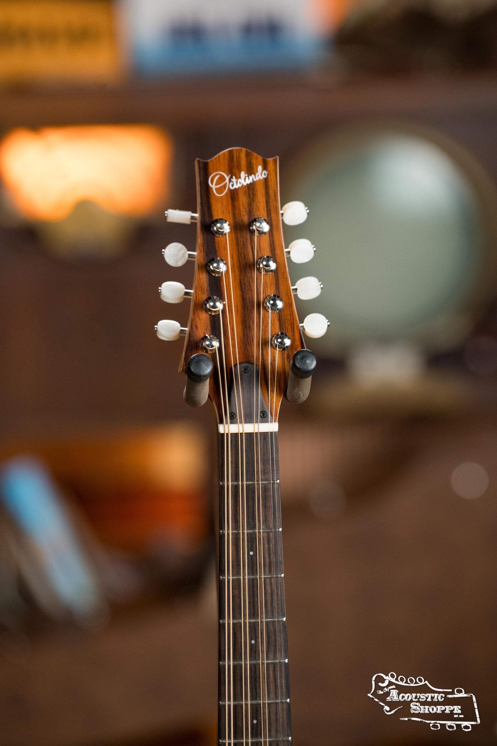 KR Strings Scholar Spruce/Mahogany Acoustic Octolindo #0002