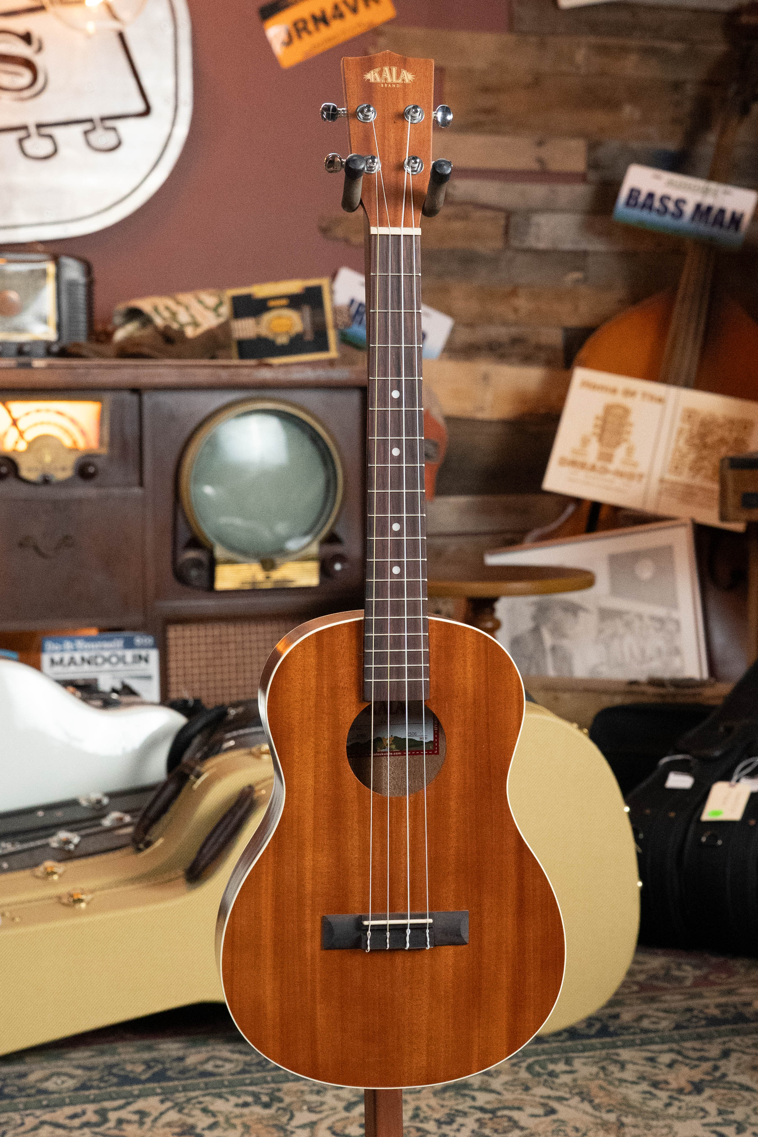 Kala Satin Mahogany Baritone Ukulele