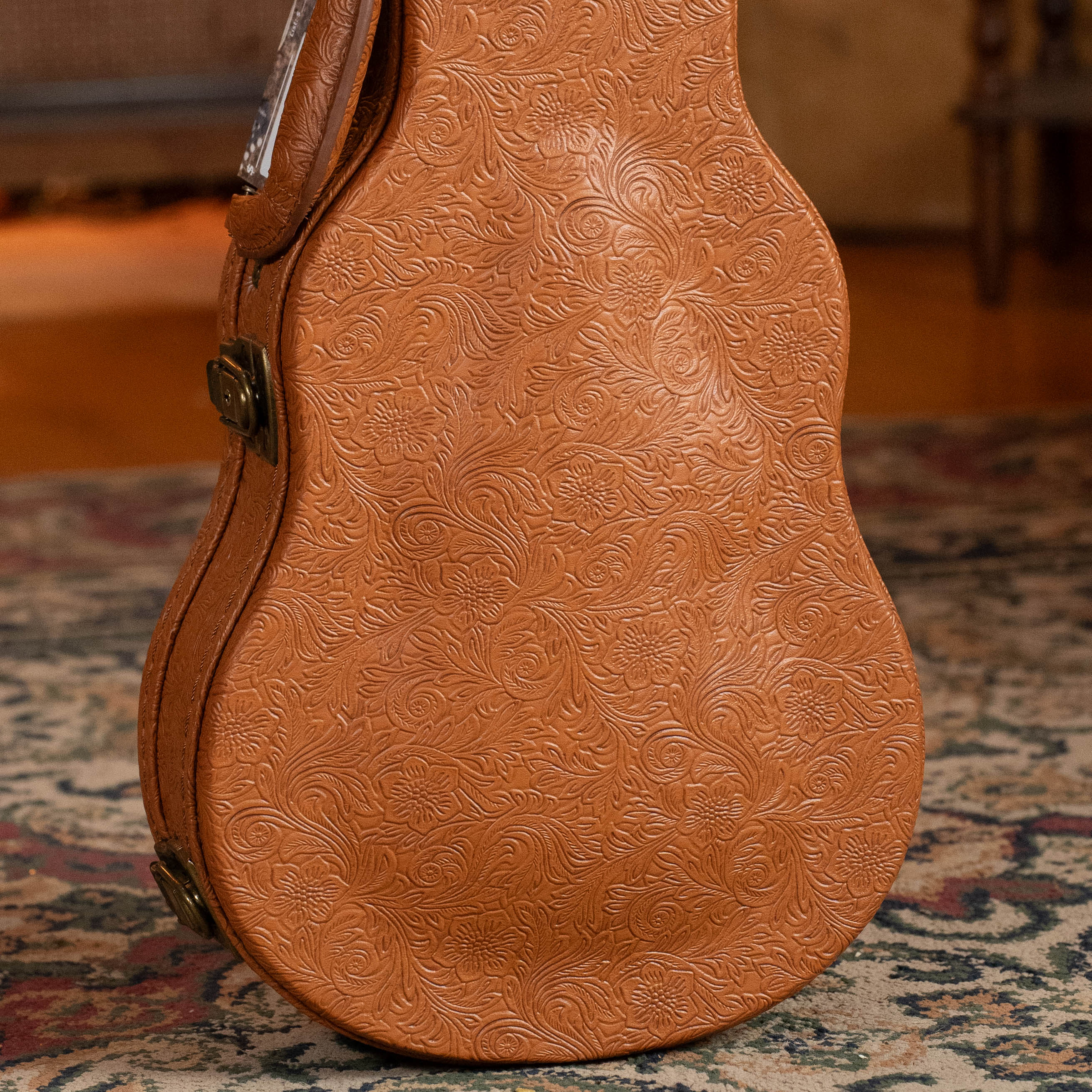 Kala Western Embossed Archtop Ukulele Hard Case - Tenor