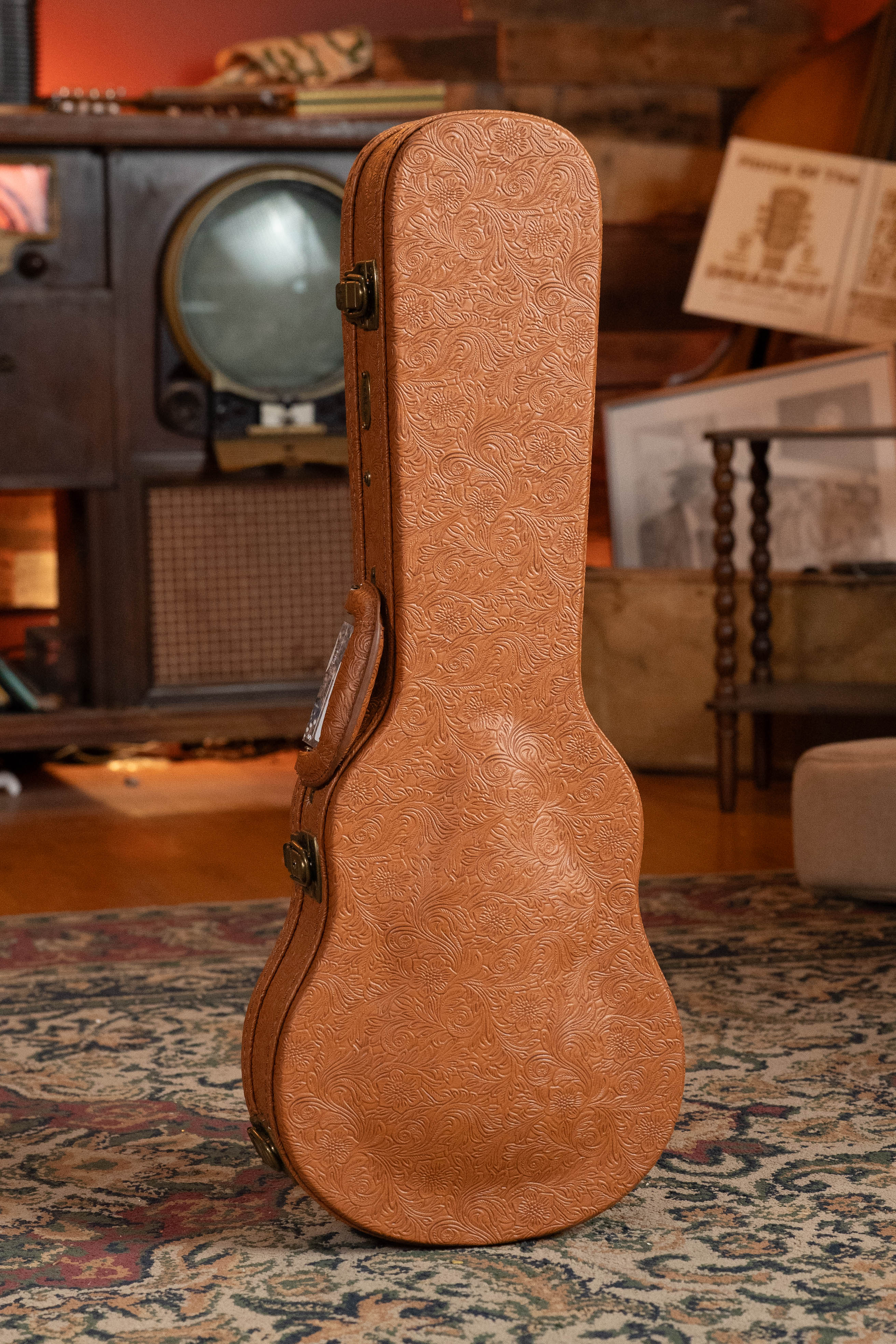 Kala Western Embossed Archtop Ukulele Hard Case - Tenor
