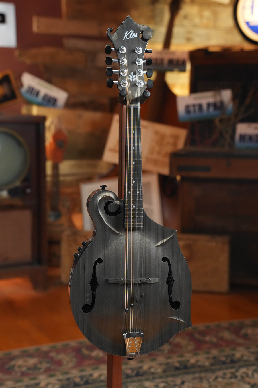 *New 2026 Model* KLOS Carbon Timber F-Style Mandolin W/KLOS EQ Pickup #5054