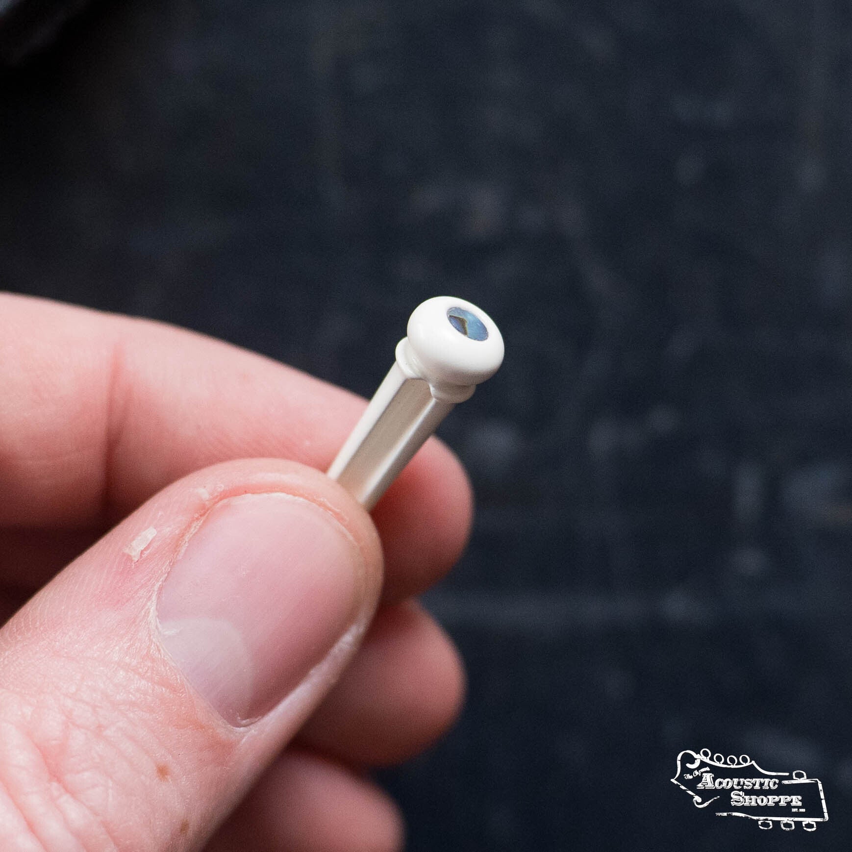 LUXE By Martin Pack of 6 Bridge Pins - Bone w/Pearl