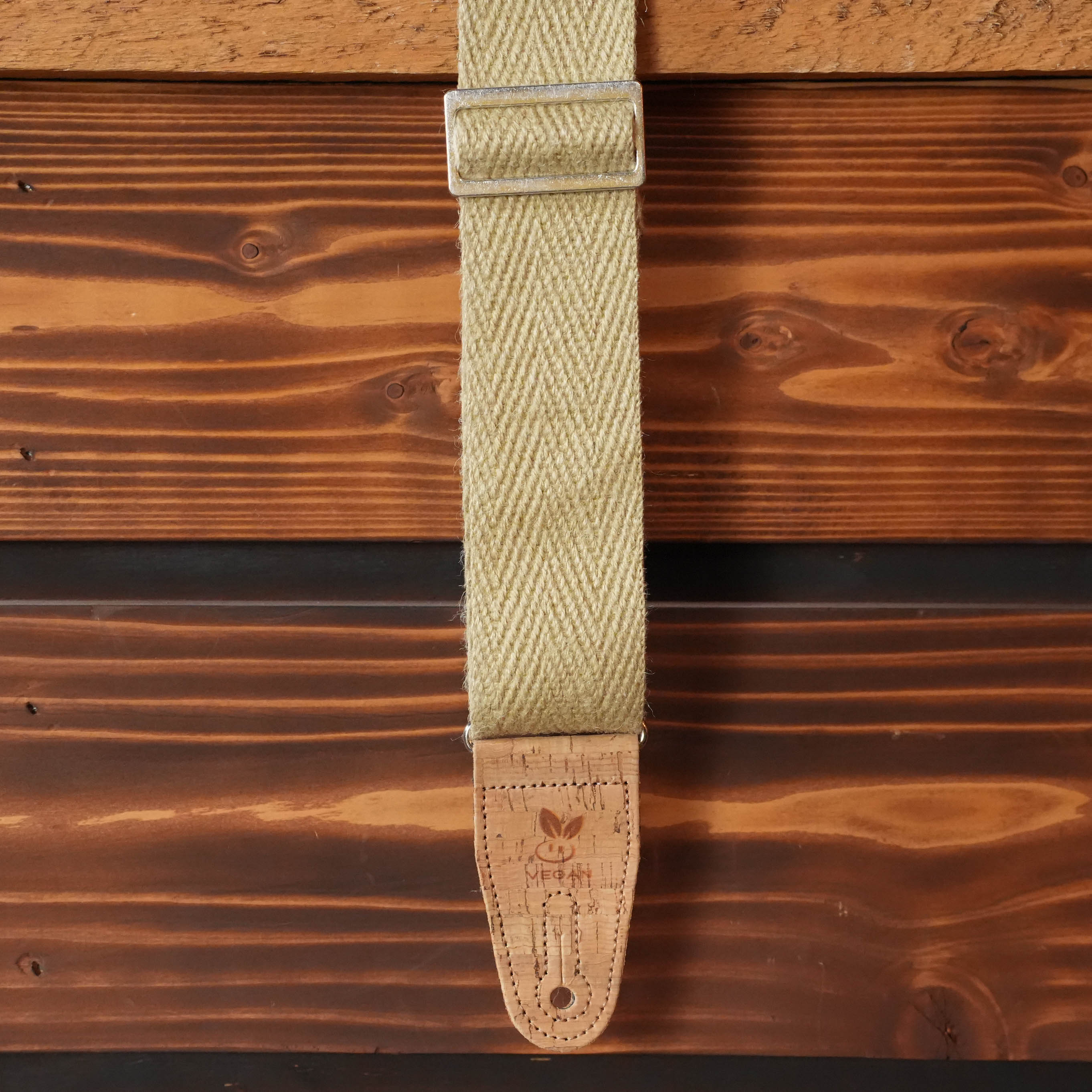 Levy's Flowering Vine Hemp Vegan Guitar Strap - Yellow