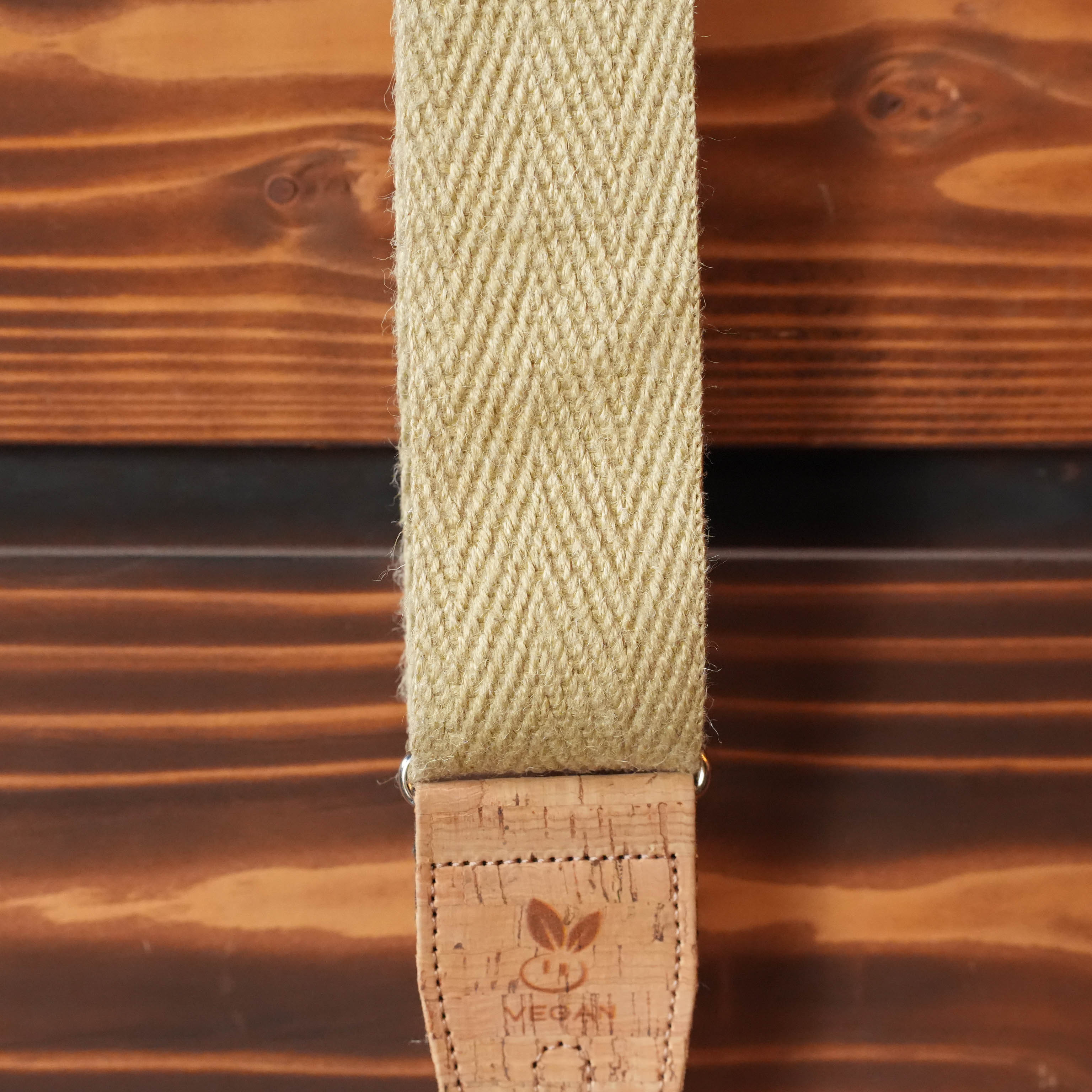 Levy's Flowering Vine Hemp Vegan Guitar Strap - Yellow