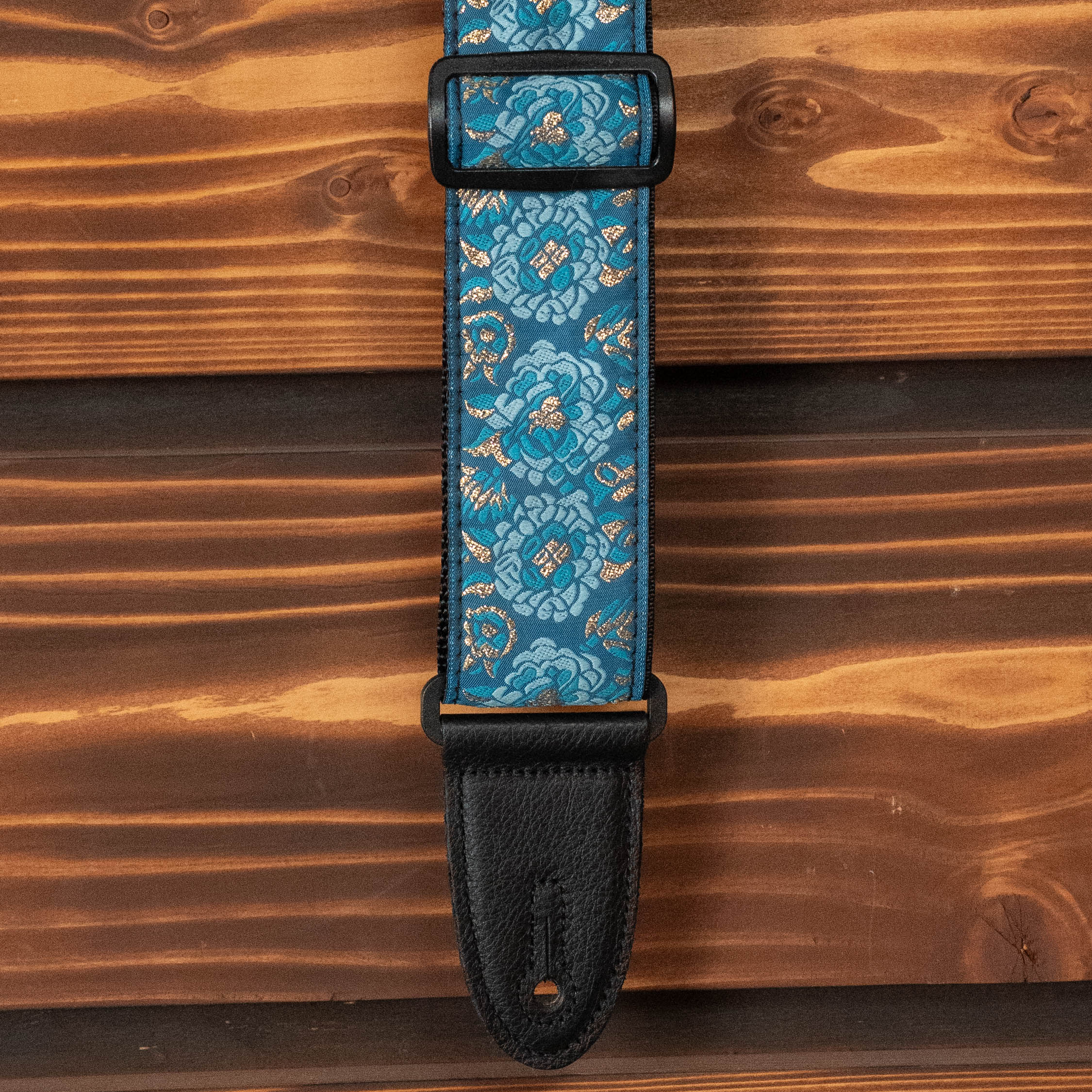 Levy's Boho Jacquard Series 2" Blue Guitar Strap